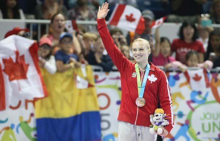 のインスタグラム：「Good luck to all the @teamcanada athletes competing at the Pan American games in Santiago 🇨🇱!  Many incredible memories from the games previous ❤️🇨🇦✨  #gocanadago #teamcanada #panamgames」