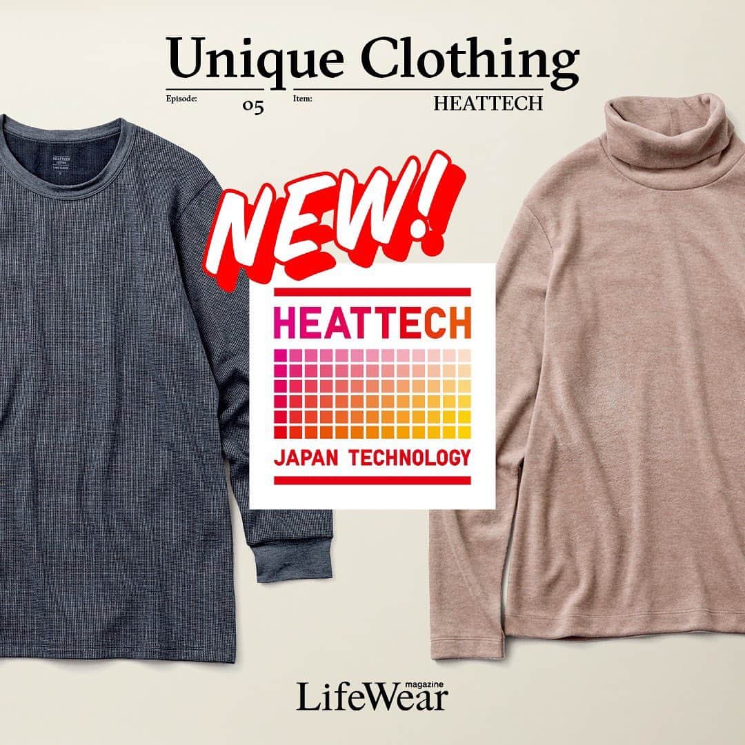 uniqlousaのインスタグラム：「HEATTECH is a winter standard all over the world. HEATTECH’s mission is to make winter clothing comfortable and light.  Learn more about these layering must-haves in our LifeWear Magazine (in stores + online)!   #Uniqlo #Uniqlousa #HEATTECH」