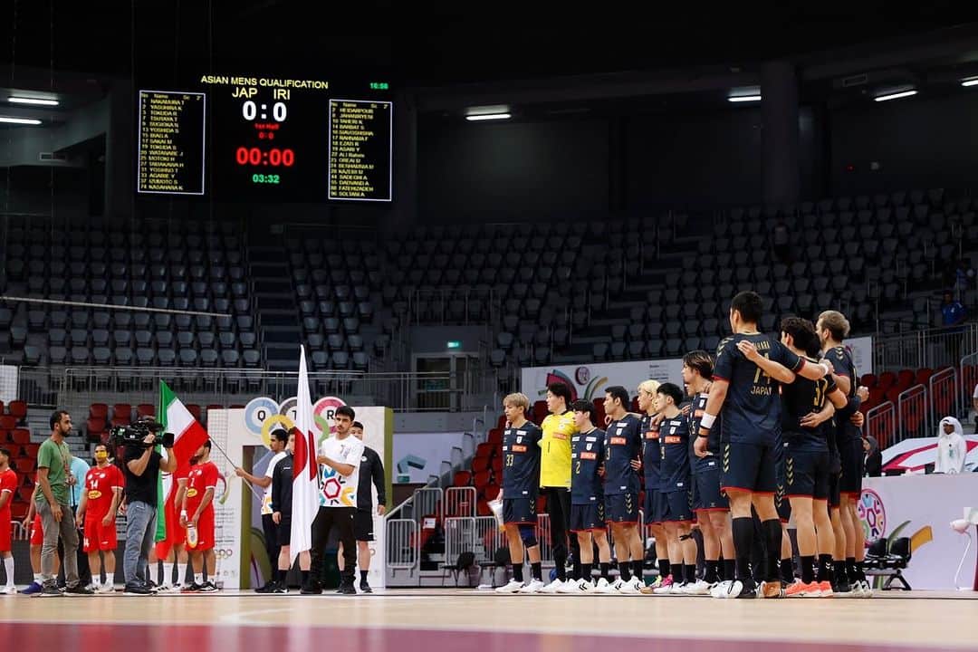 東江雄斗さんのインスタグラム写真 - (東江雄斗Instagram)「Asian Men's Handball Qualification for Olympic Games 2024-Paris  予選ラウンド1位通過🔥 あと２つ。  #handball  #ハンドボール日本代表 #彗星japan  #bauerfeind  #bauerfeindjapan」10月23日 5時39分 - yutoagarie