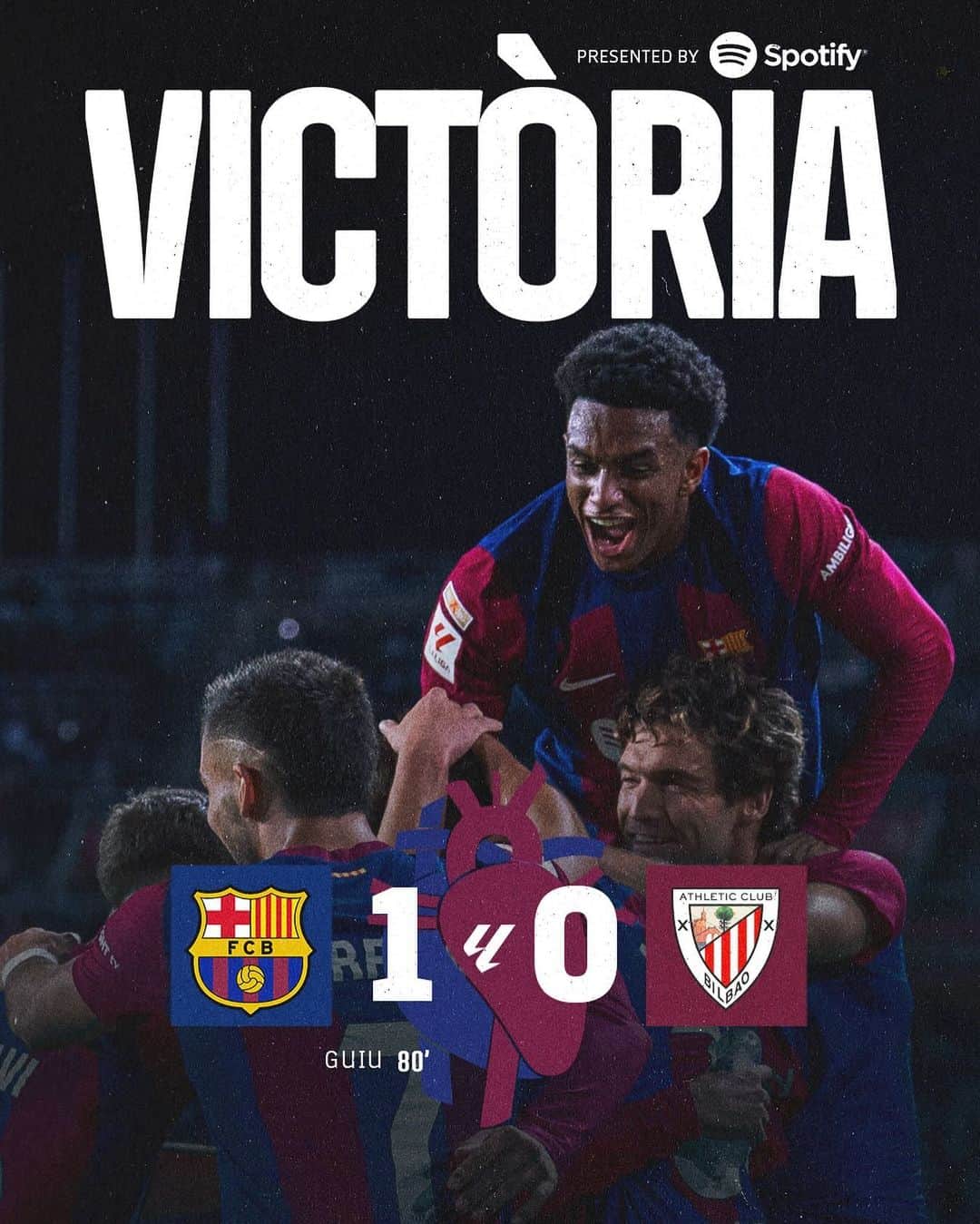 FCバルセロナさんのインスタグラム写真 - (FCバルセロナInstagram)「WIN! 💙🫀❤️」10月23日 6時02分 - fcbarcelona