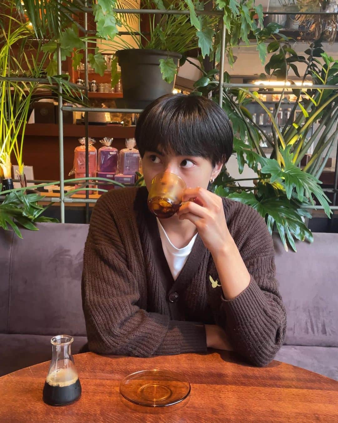 小幡海潤さんのインスタグラム写真 - (小幡海潤Instagram)「水出しコーヒー美味しかったです☕️  #小幡海潤 #海潤」10月23日 17時02分 - mihiro.obata0507