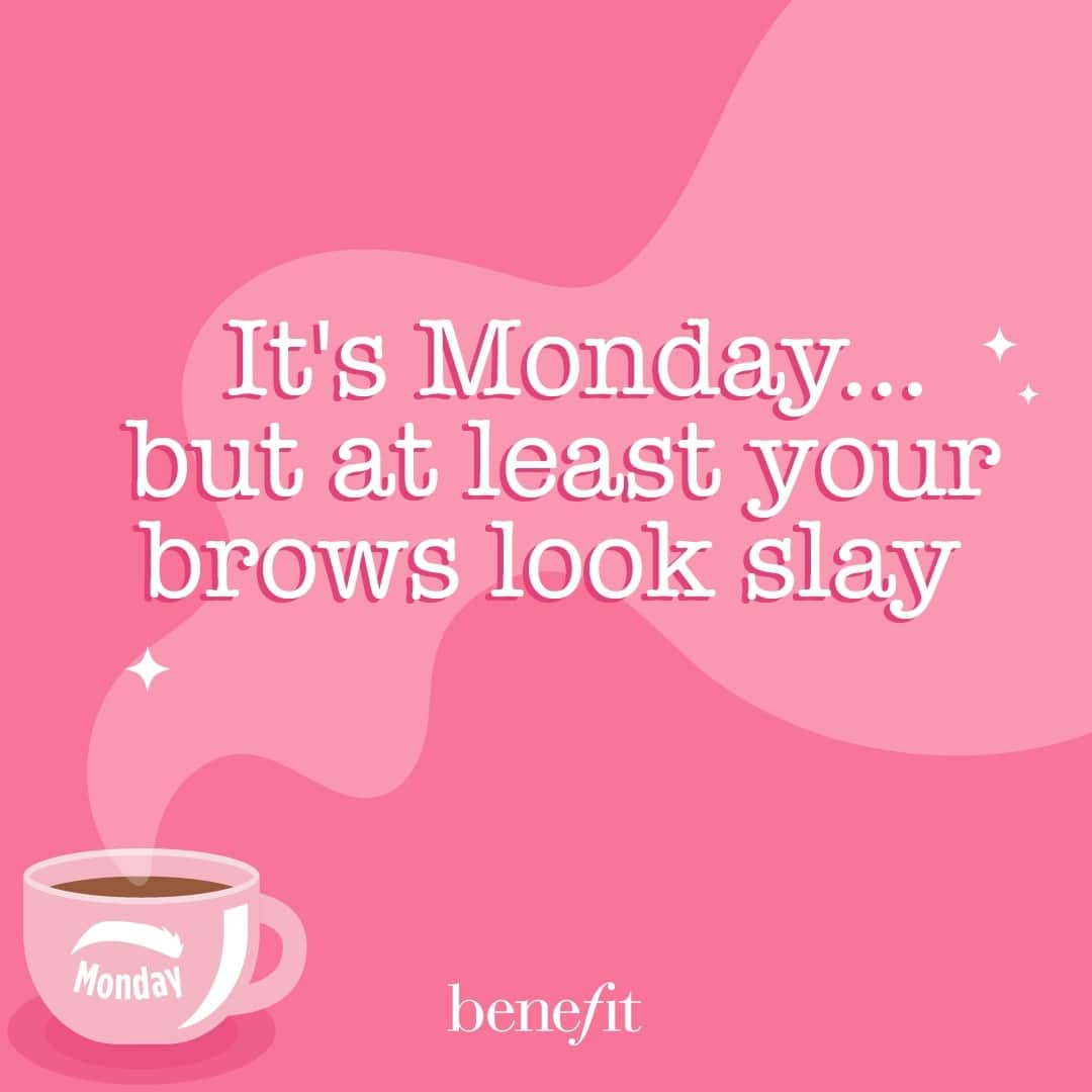 Benefit Cosmetics UKのインスタグラム：「Bold Brows = The best start to a Monday ⁠ ⁠」