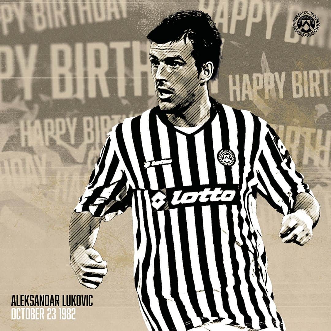 ウディネーゼ・カルチョのインスタグラム：「Buon compleanno Aleksandar Lukovic 🎉 Happy Birthday #Lukovic 🎂  ⚪️⚫️ #ForzaUdinese #AlèUdin #UdineseLegends」