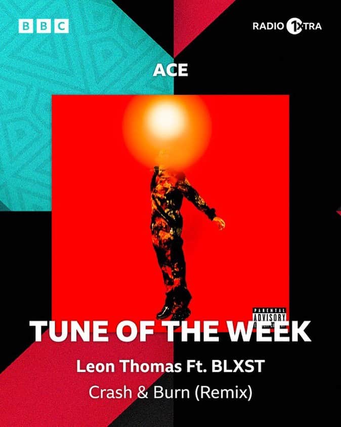 レオン・トーマス3世のインスタグラム：「So hyped to be featured as Tune Of The Week on @bbc1xtra! 🙏🏾 I appreciate the love @djace   #ElectricDusk #LeonThomas #BLXST #bbcradio1」