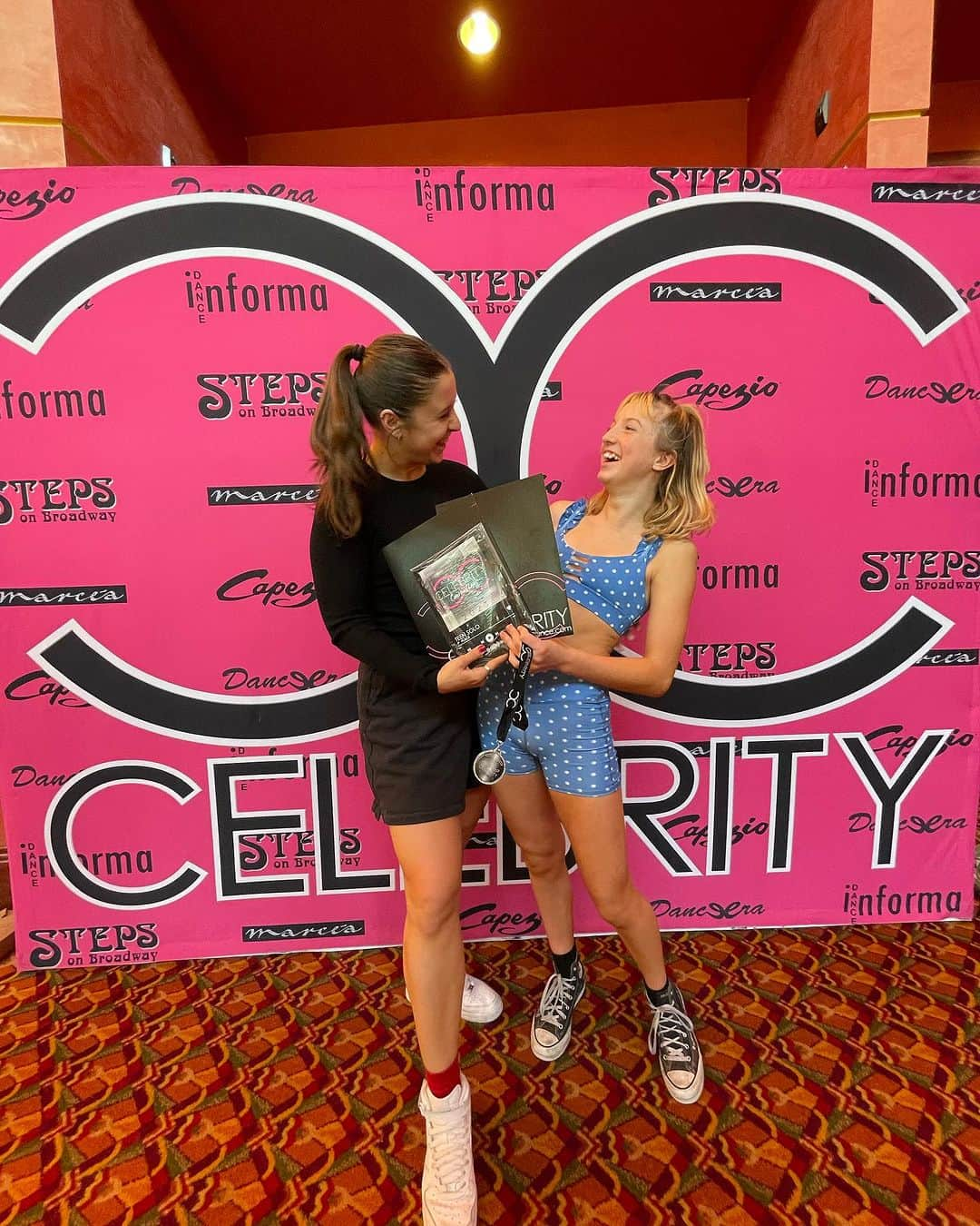 サニー・ペラントのインスタグラム：「Feeling like a @dancecelebrity in my @fivedancewear fits! 1st place teen solo! So thankful for all of my awards! 🩶 #celebrity #dancelife #1stplace🏆 #FIVEFORCE #ilovenicole」