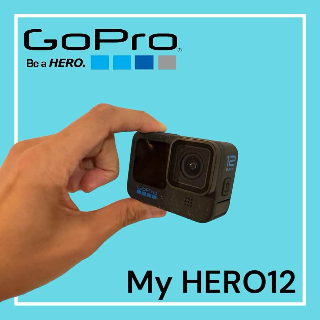 TOMO のインスタグラム：「My new GoPro!! Hero12 @goprojp #GoProHero12 これからもたくさん撮らせて頂きます！  YouTubeにて公開しますw」