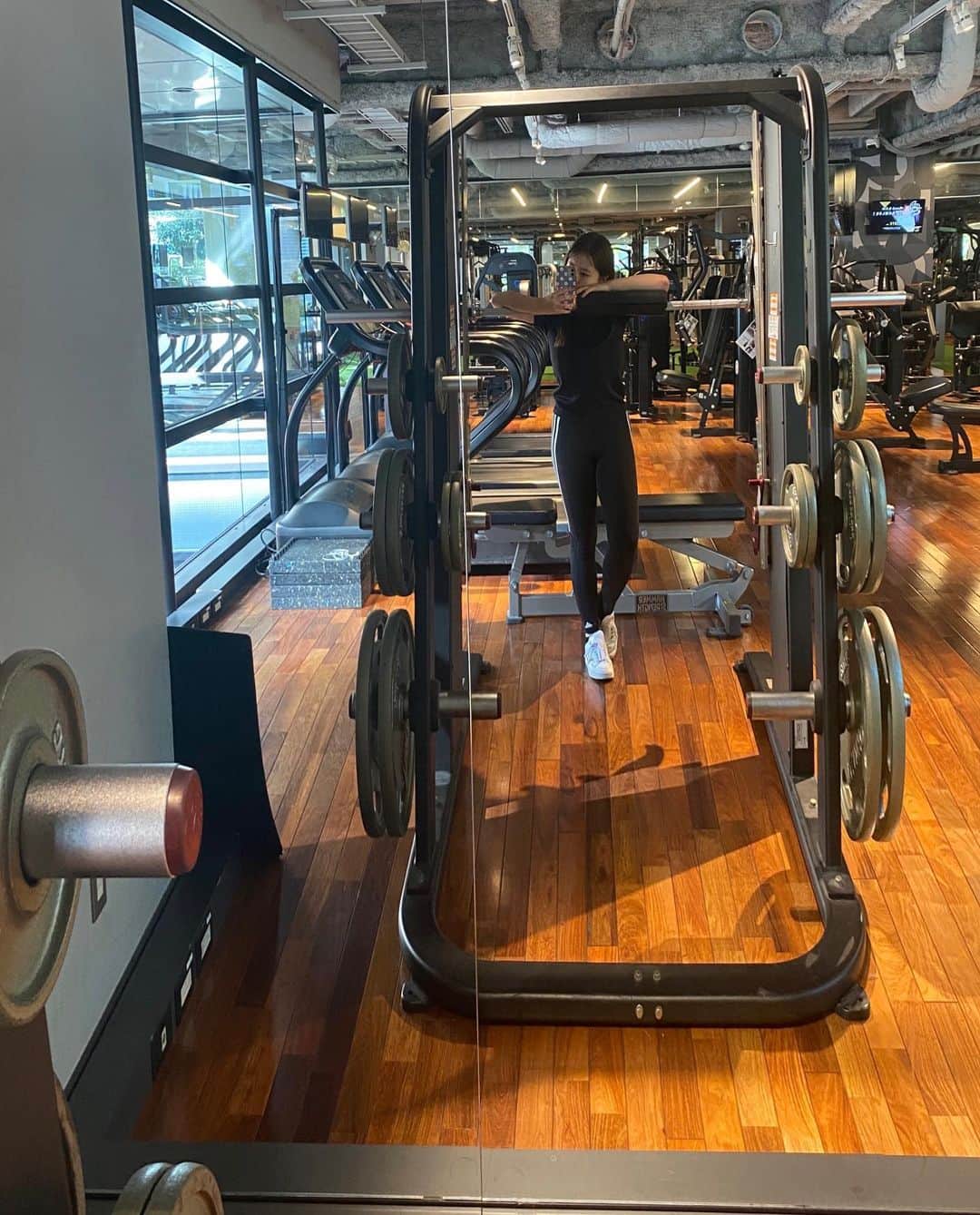綾瀬りえのインスタグラム：「Muscle training makes me feel good 🫶」