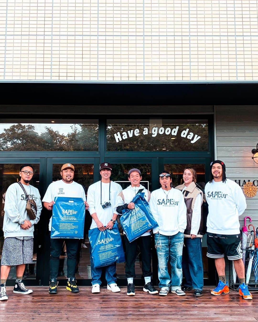 木村昌丈のインスタグラム：「SAPEur came to Saitama!! #arigato#感謝#halocafe#埼玉」