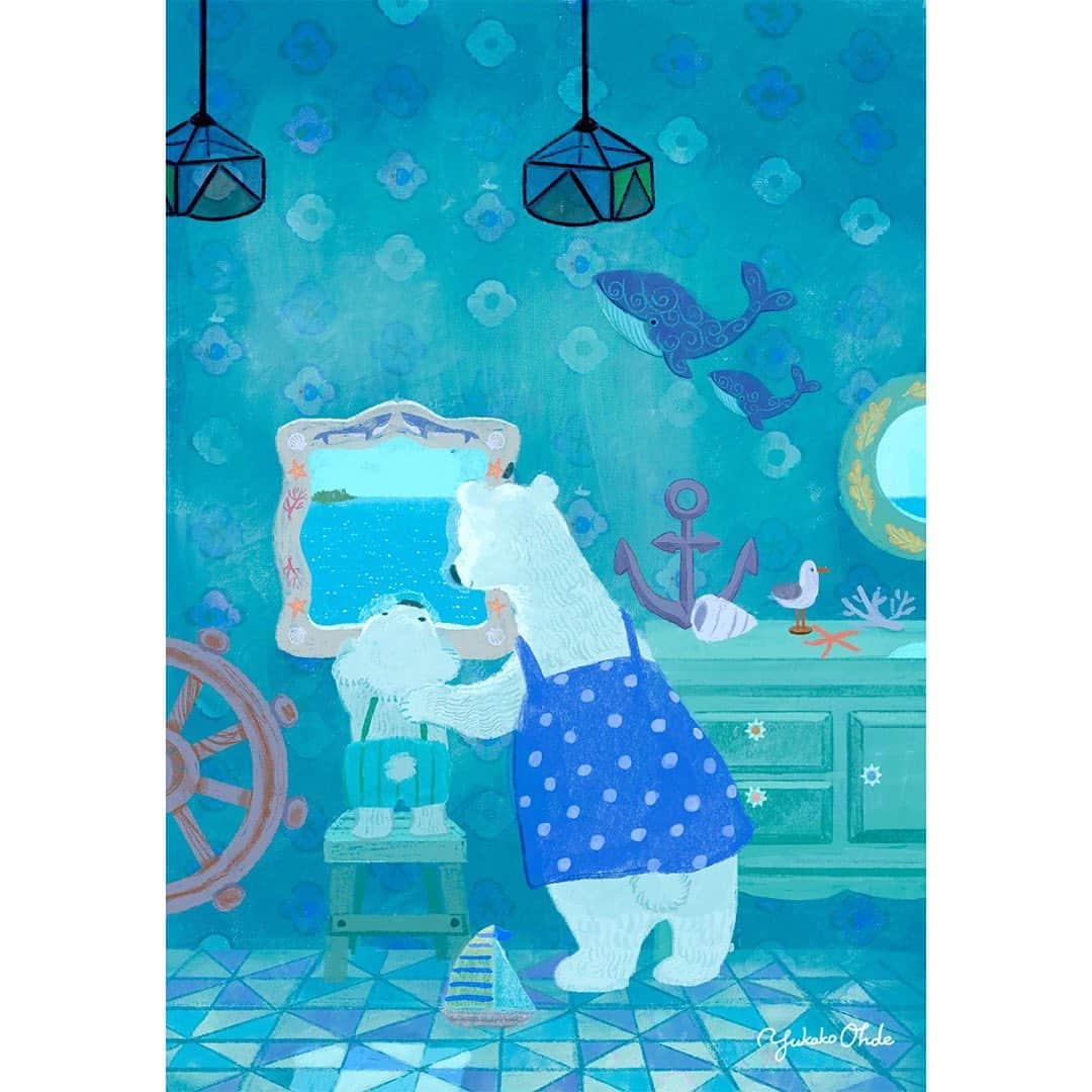 おおで ゆかこさんのインスタグラム写真 - (おおで ゆかこInstagram)「いつかの船出」10月23日 10時12分 - odeyu86