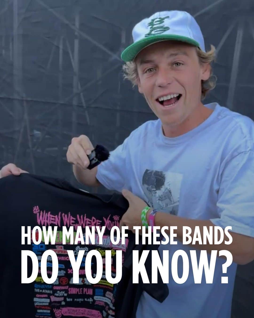 のインスタグラム：「What’s your favorite band on this list?  #XGames   📹 @johnnicholsoniv」