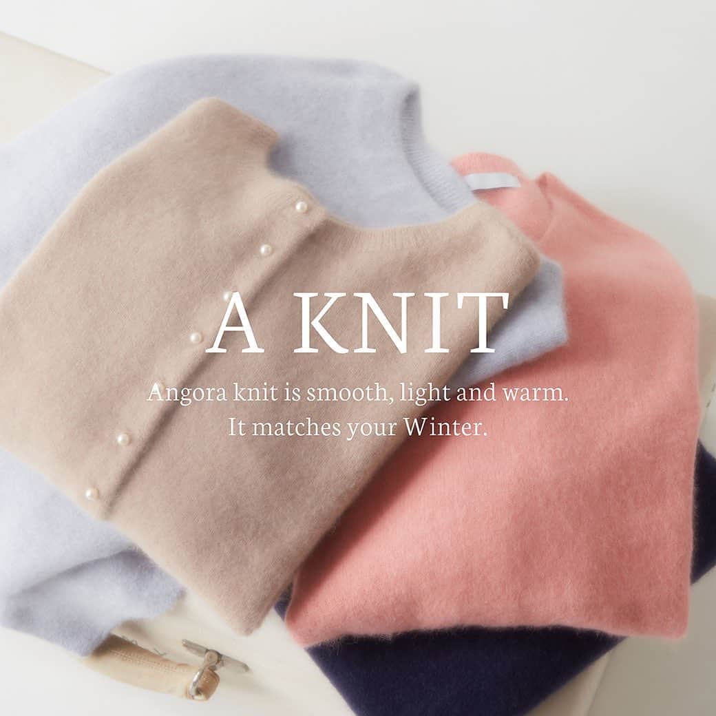 のインスタグラム：「"A KNIT"  10月下旬、気温もグッと下がりいよいよ秋冬らしい気候になってきました🍂  気温が下がると欲しくなるのがニットアイテム。 1枚で着られるものから、羽織に使えるアイテムまで豊富なラインナップをご用意。  本格的なアウターではなくニット1枚でも過ごせるこの季節に、 上質で着心地の良いTIARAのふわふわニットがおすすめです。  店頭・オンラインにてフルラインナップをcheck!!  @melrosestore_official」