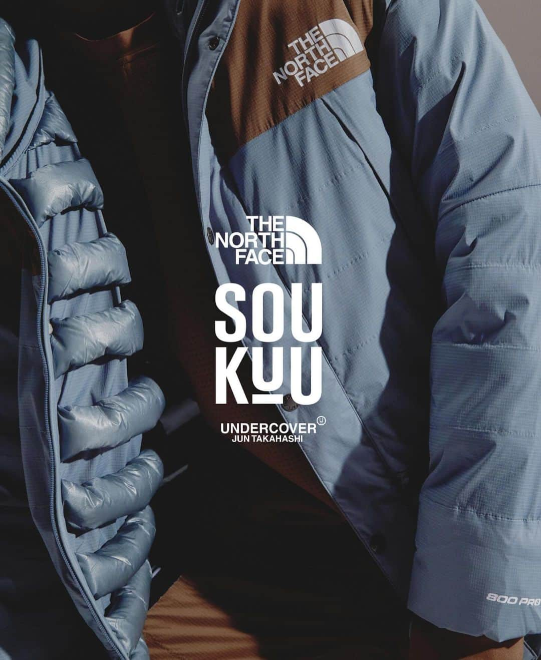 高橋盾のインスタグラム：「"Kuu'' means that all things have no substance. "Soukuu'' creates something that has no substance.  THE NORTH FACE x UNDERCOVER's new brand, SOUKUU, is finally starting. I updated the history of NORTH FACE from my perspective and designed it with the aim of creating outdoor wear that blends in with nature and the city. Please check them out.   「空、くう」全てのものに実体がないこと。 「創空、そうくう」実体がないものを創り出す。  いよいよNORTH FACE×UNDERCOVERの新ブランドSOUKUUがスタートします。 NORTH FACEの歴史を私の視点でアップデートし、自然と都会に溶け込むアウトドアウェアを目指してデザインしました。よろしくお願い致します。」