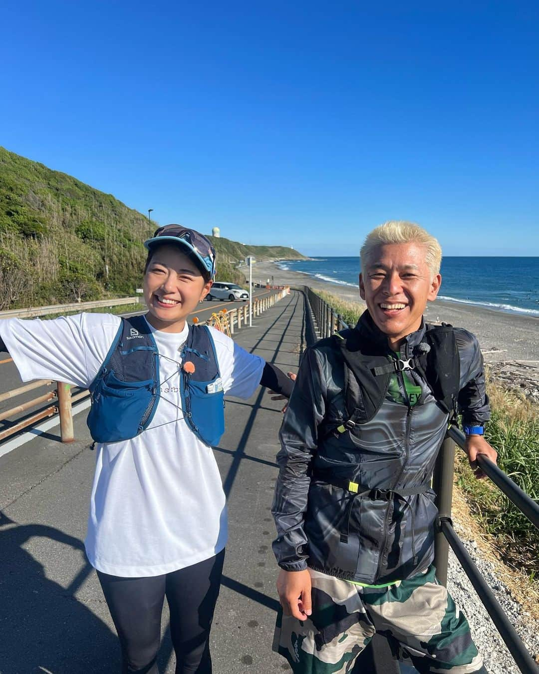 中村優さんのインスタグラム写真 - (中村優Instagram)「🌞🌊✨🏃‍♂️🏃‍♀️ 昨日はしずゆる〜御前崎市編〜のロケでした！ 今回、というか毎回なんだけど、奇跡的な出会いがいくつもあって本当に感動する🥹✨ ロケ中出会った皆様ありがとうございます🙌🏼 御前埼灯台にむかって海沿いを走るのも気持ち良すぎた✨🌊 美味しすぎるスイーツにも出会ってしまったのでプライベートでの再訪決定いたしました🫡  次回はどこを走るんでしょうね〜😙  📺TOKAIケーブルネットワーク 「亮と優の静岡をゆる〜く走りませんか？」🏃‍♂️🏃‍♀️ @shizu_yuru @tocochan_shizuoka @ryo_tamura7   番組公式Xは、リアルタイムでどこを走っているかロケ中のみ私も更新しているのでぜひフォローしてみてね☝️ #トコちゃん#しずゆる#run#running#優run#ランニング#ランナー」10月23日 17時11分 - nkmr_yu