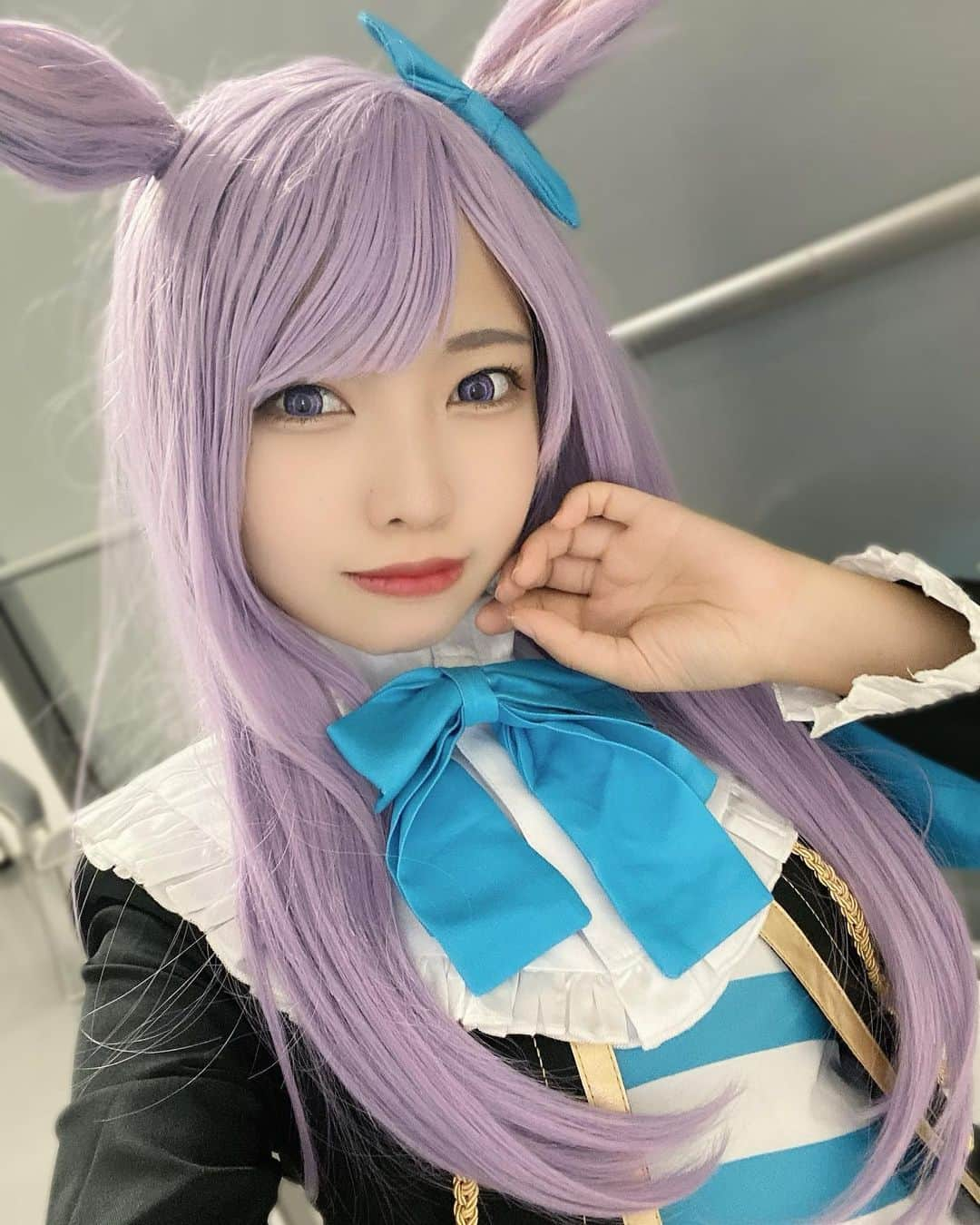 枡川茉衣のインスタグラム：「マックイーンぽよ #ウマ娘 #メジロマックイーン #コスプレ」