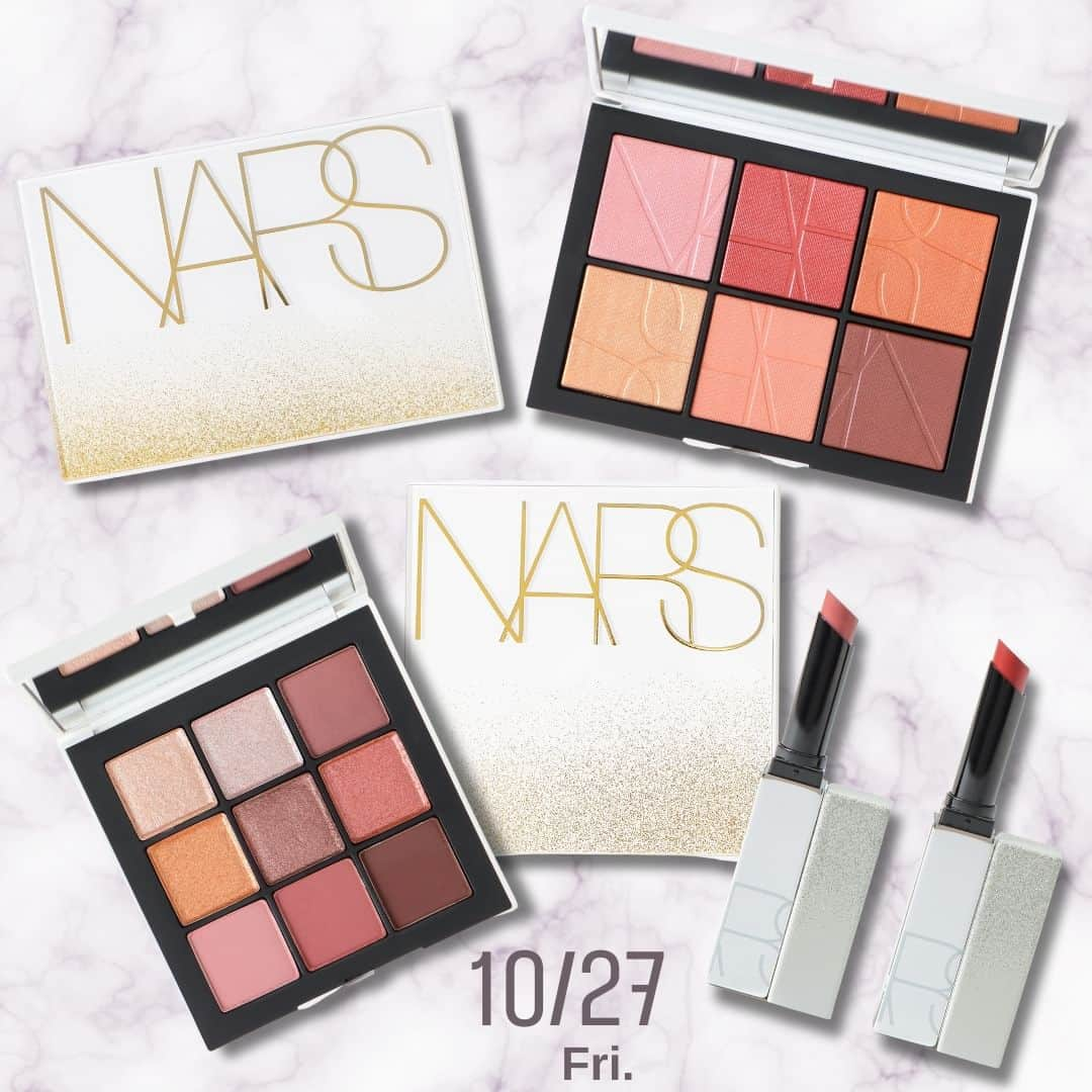 ISETAN MiRRORさんのインスタグラム写真 - (ISETAN MiRRORInstagram)「＜NARS＞～SPARK THE PARTY～ THE HOLIDAY 2023 COLLECTION 2023年10月27日（金）発売  キラキラと輝く＜NARS＞ベストセラー＆新星アイテムからなるホリデーコレクション♡ホリデー限定デザインのパッケージもとっても魅力的です✨ ぜひコスメ選びのご参考にしてみてくださいね♪  ■オールザットグリターズ ライトリフレクティング チークパレット 1種 8,690円  ■エンドレスナイツ アイシャドーパレット　 1種 7,150円  ■2023年10月27日（金）発売  *価格はすべて税込です。 *数に限りのある商品がございます。品切れの際はご容赦ください。  ▼NARSお取り扱い店舗 ルミネ新宿店 ルミネ大宮店 セレオ八王子店 ルミネ北千住店 吉祥寺パルコ店 ららぽーとTOKYO-BAY店 錦糸町テルミナ2店 大井町アトレ店 アトレ恵比寿店 ルミネ荻窪店 東急プラザ表参道原宿店 新丸の内ビルディング店 東京ミッドタウン日比谷店 テラスモール湘南店 グランエミオ所沢店 ららぽーと横浜店 ekie広島店  @isetanmirror  #isetanmirror #イセタンミラー #NARS #nars #コスメ紹介 #ホリデーコレクション #クリスマスコレクション」10月23日 11時58分 - isetanmirror