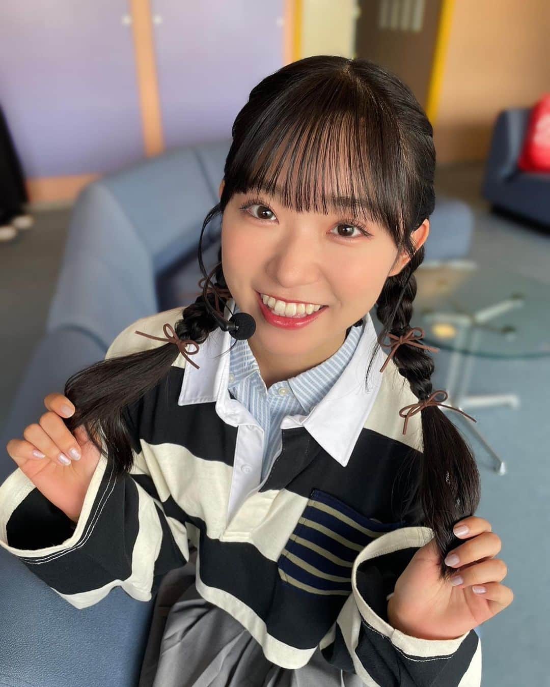 山内瑞葵のインスタグラム：「. ୨୧┈┈┈┈┈┈┈┈┈┈୨୧ . ラガーシャツ衣装 #アイドルなんかじゃなかったら . ୨୧┈┈┈┈┈┈┈┈┈┈୨୧」