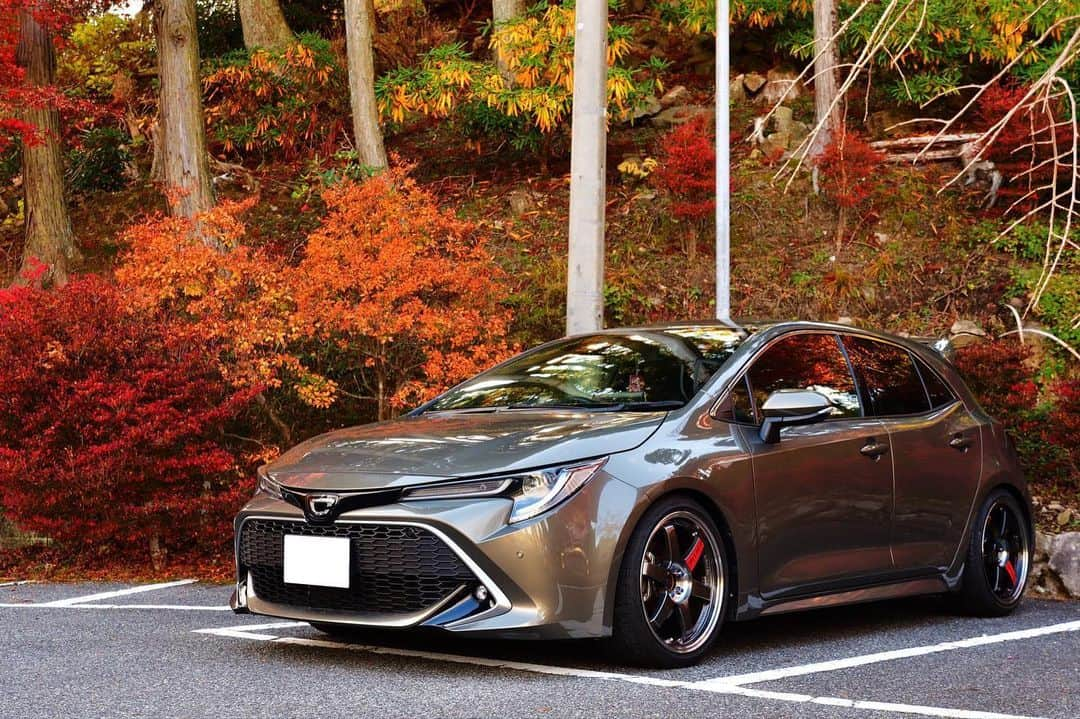 TOYOTAのインスタグラム：「紅葉とカローラスポーツのシックなデザインがとても魅力的です✨  みんなのトヨタグラム by @yokotsuba0903  素敵な投稿をありがとうございました。  #トヨタグラム のハッシュタグを付けて、ぜひみなさんの愛車の写真を投稿してください。  撮影する際には交通ルールの遵守、ナンバープレートは隠して撮影することをお勧めします。  #トヨタ #TOYOTA #toyotagram #カローラスポーツ #COROLLASPORT #トヨタカローラスポーツ #TOYOTACOROLLASPORT #カローラ #COROLLA #トヨタカローラ #TOYOTACOROLLA #車のある風景 #愛車のある風景 #愛車撮影 #愛車 #ドライブ #自然 #秋 #紅葉 #紅葉狩り #紅葉スポット #紅葉シーズン #紅葉ドライブ #紅葉巡り」