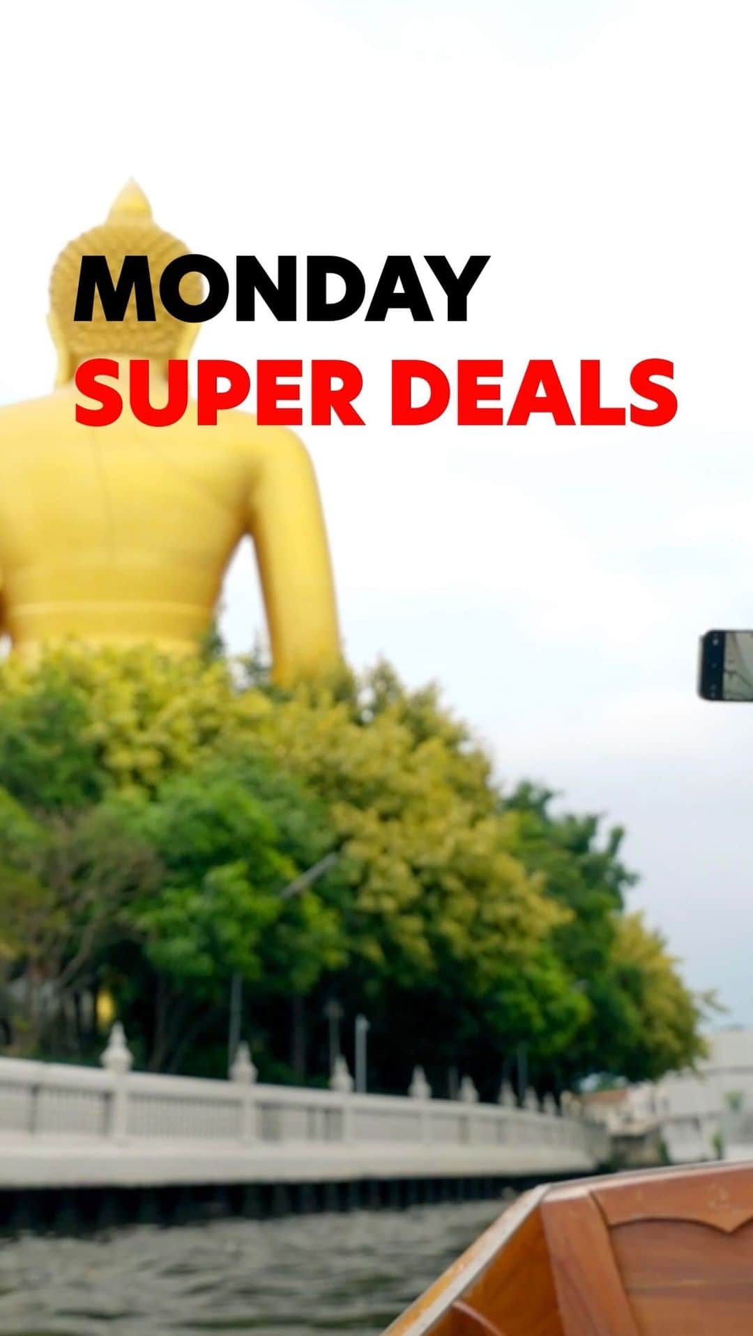 エアアジアのインスタグラム：「Discover something new to explore everyday with airasiaSuperapp’s #MondayDeals!   Don’t delay, seize the day, and make every moment count! ☀️Share these amazing deals with your family and friends!  #airasiaSuperapp #airasiamove #ExploretheWorld」