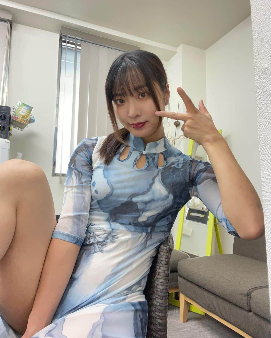 由愛可奈さんのインスタグラム写真 - (由愛可奈Instagram)「チャイナ風私服です！🐼  ありがとうございました🙇  11月3日秋葉原でDVD発売記念イベント、11月11日にデザフェスがあります！  よろしくお願いします！🙇」10月23日 13時24分 - junmizukawa0