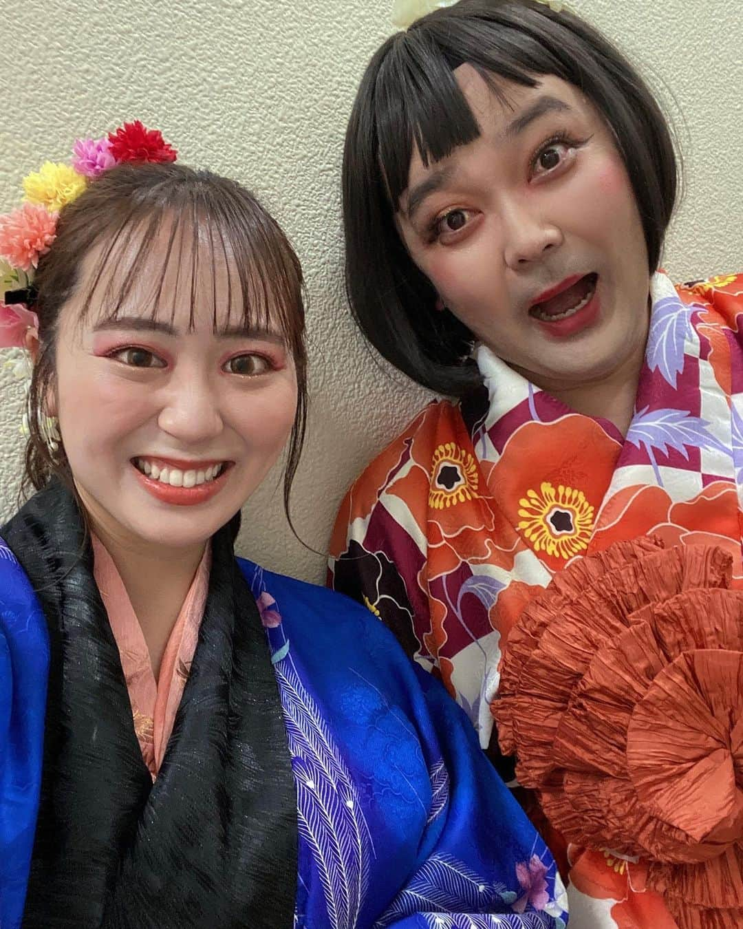 坂口理子さんのインスタグラム写真 - (坂口理子Instagram)「福吉座第5回公演HANAMACHI🫧  紀文さん(カイキンショウ　ショウキンさん) 旦那(だいかんさん) 麻呂(西村こうしさん) 銀蔵(メリコンドル神宮さん) そしてたくさん絡んでくださった神田様！(メリコンドルうっちーばーばさん) 釜江ちゃん(山田だびんちさん)  #福吉座 #HANAMACHI  #ぽんプラザホール」10月23日 13時25分 - ricopi__hkt48