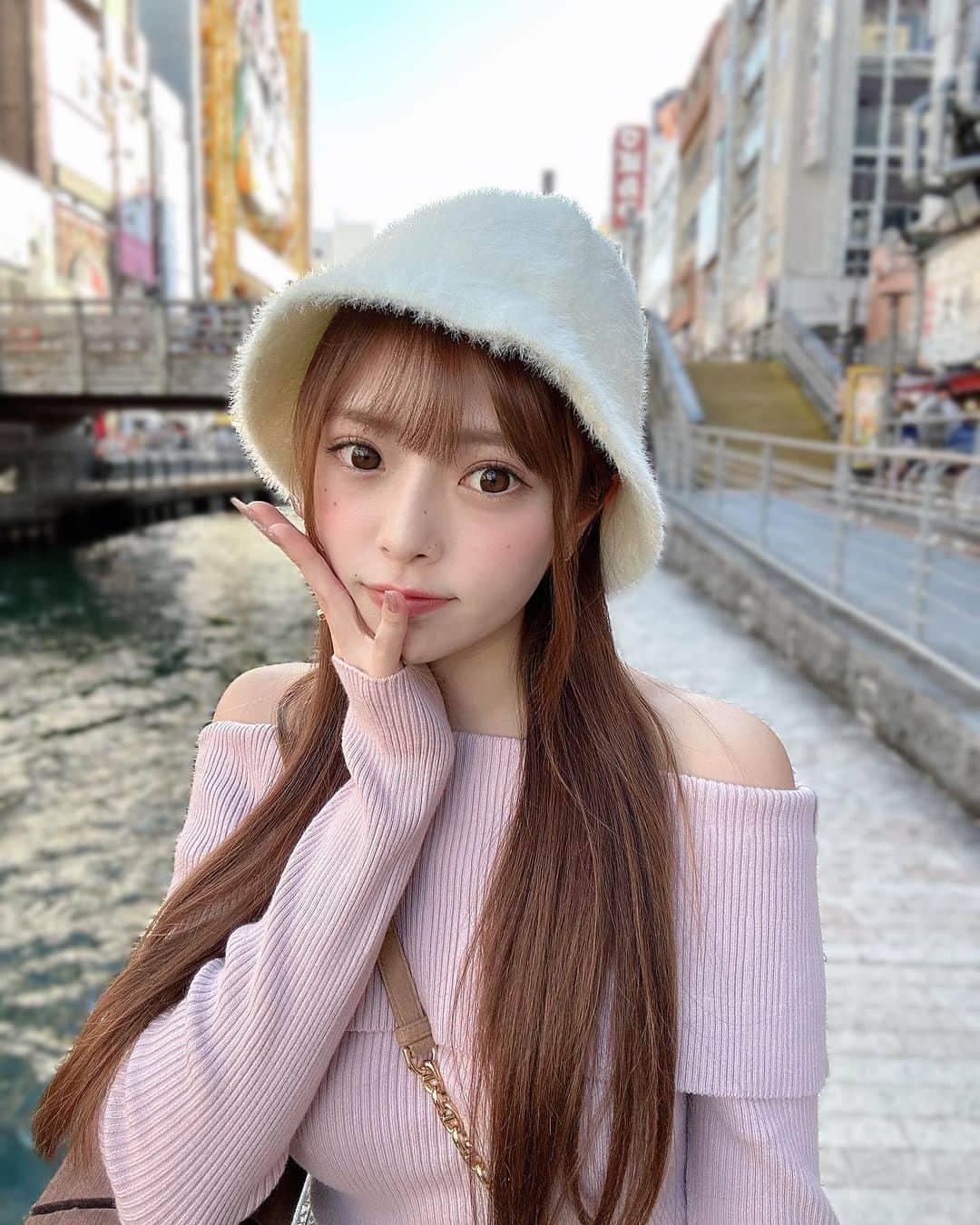 りのちぃのインスタグラム：「大阪🐙💞💞」