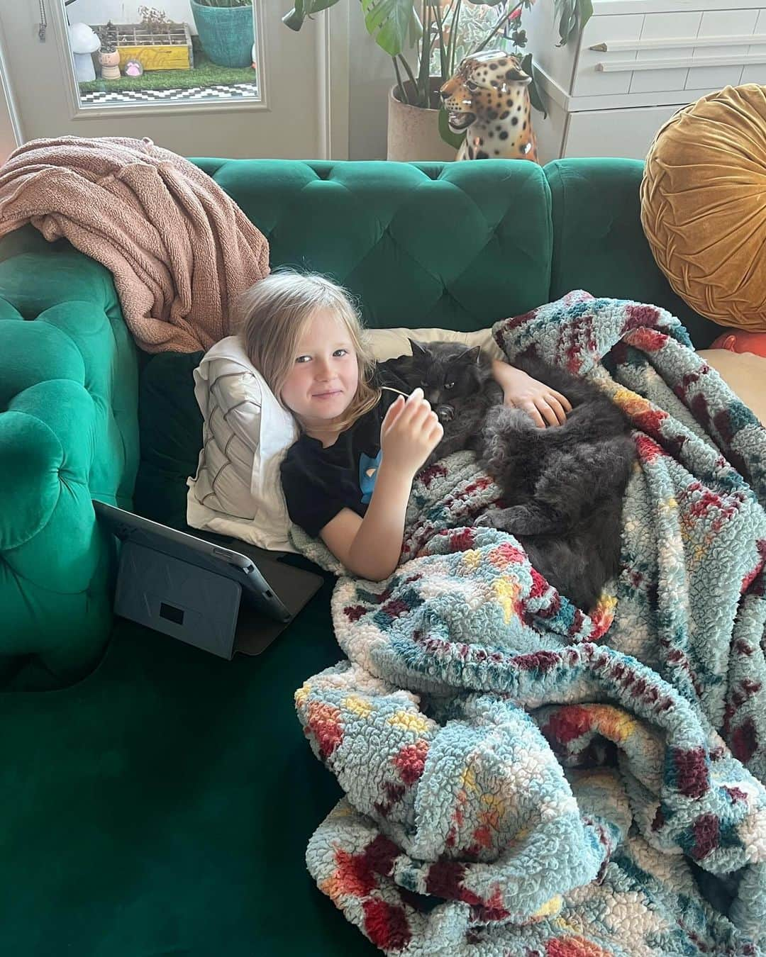 テス・ホリデーさんのインスタグラム写真 - (テス・ホリデーInstagram)「Praying that raising my boys to love cats will make them softer in life. I’ll let you know how it goes 🫶」10月23日 13時46分 - tessholliday