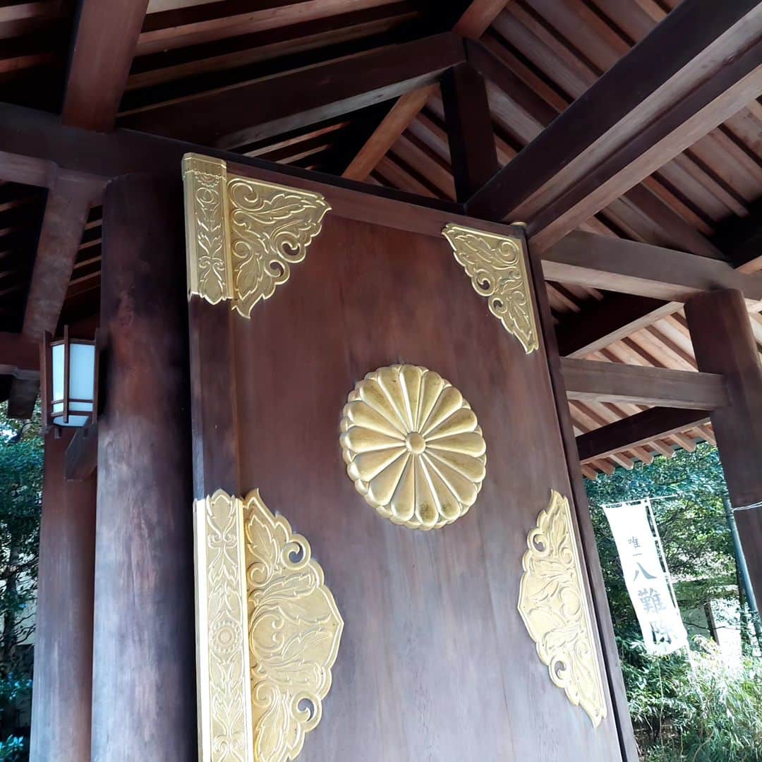 愛華みれさんのインスタグラム写真 - (愛華みれInstagram)「検査のあと～  神社拝殿☀️🌃  すごい～🎶  私の救急の時、姉がお参りしてくれたらしく、、  お礼参り🎵  おみくじも❗  ２つ、、そして大吉  太陽のお守り　もらいました😃」10月23日 13時46分 - mireaika