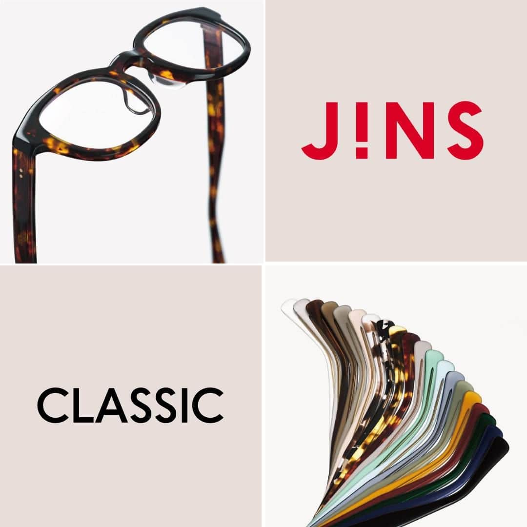 JINS PHILIPPINESのインスタグラム：「Who says classics can’t be fancy‼ ️ No matter cute, romantic, elegant, literary, youthful or restrained, with the new CLASSIC series You can change your style as you like   shape: UCF-22A-165  #JINS #frame #eyewear #glasses #CLASSIC #playful #cute #stylish #elegant #fashionable」