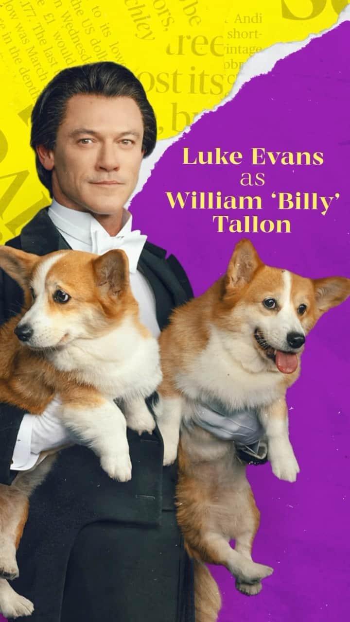 ルーク・エヴァンズのインスタグラム：「Performances of #BackstairsBillyPlay begin THIS WEEK!    Join #PenelopeWilton as the Queen Mother and myself as William ‘Billy’ Tallon in the world premiere of Backstairs Billy. 🎟️ Get your tickets from the link in my Bio」