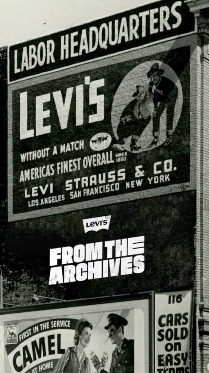 Levi’sのインスタグラム：「This Halloween Season, we’re delving into the eerie remnants of Levi’s® early advertisements known as “ghost signs.”   Throughout the American West, these hand-painted advertisements adorn the side of buildings even to this day. Though they aren’t in the pristine condition they once were, you can still tangibly feel the history.」