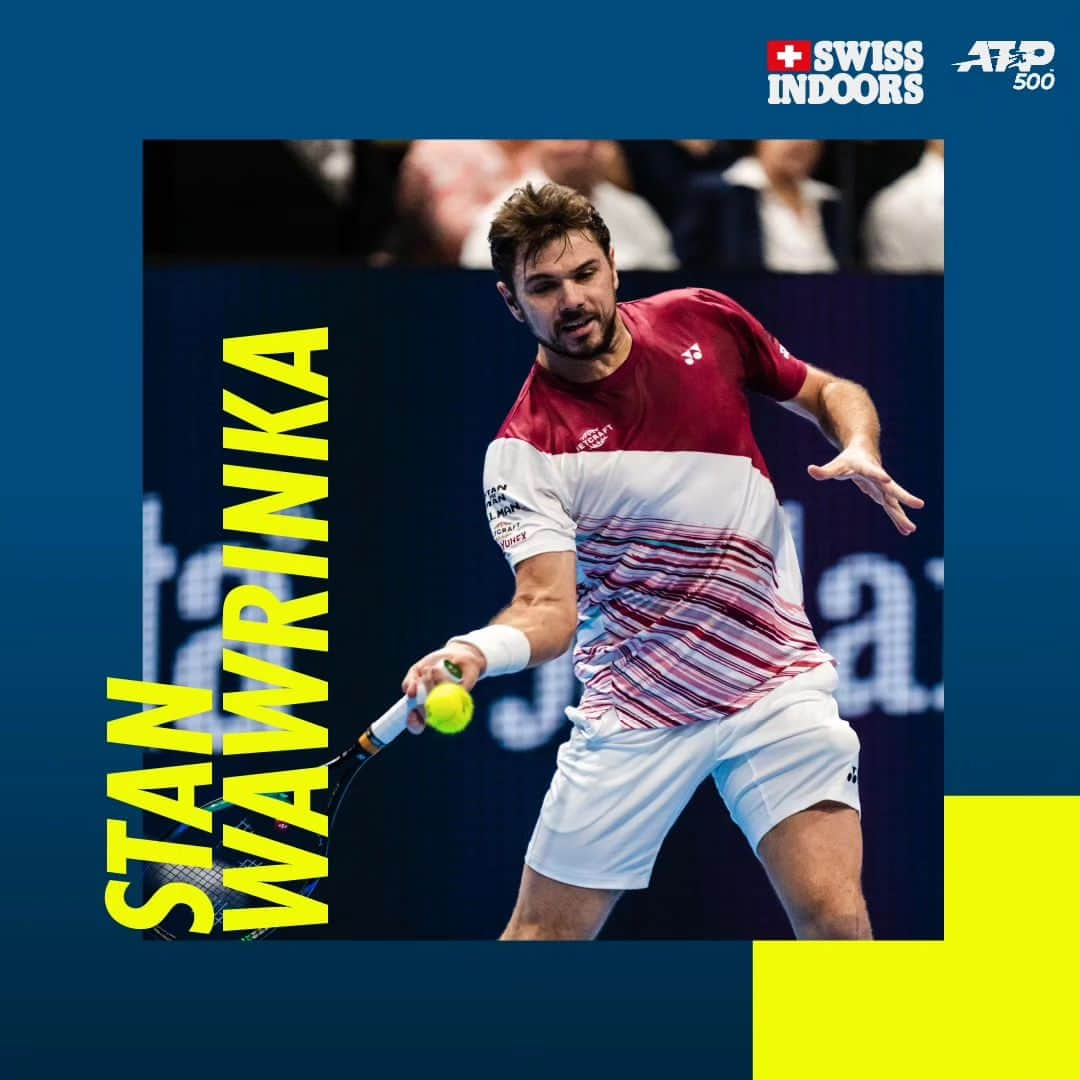 スタニスラス・ワウリンカのインスタグラム：「We are delighted to extend a warm welcome to "Stan The Man" at this year's Swiss Indoors Basel, where the Swiss tennis icon is set to deliver an emotional performance for the local crowd on Basel's Centre Court.  At 38 years old, the French-Swiss veteran has shown a resurgence in form, expressing his determination to rise through the ranks once more and challenge the prowess of next-gen superstars on Basel's prestigious stage. The three-time Grand Slam champion is on journey back to the top, successfully re-entering the Top 50 this past July.  Marking the end of a victory hiatus, Stan Wawrinka secured his first title since 2017 by clinching the doubles championship at the Gstaad Open this year, showing one again he is a force to recon with on the Swiss tennis arenas. His impressive track record, coupled with his remarkable performance last year stirs up hope and excitement among Swiss tennis aficionados. Will he emerge triumphant in Basel and lift the prestigious trophy for the first time?  🏆 Season Highlights 🏆  Individual record: 26 wins - 20 losses in 2023 Titles won in 2023: 1 (doubles) Current ATP ranking: 45 Career-high ranking: 3  👉 Follow every serve, every return and every rally of Stan Wawrinka on the Swiss Indoors social networks.  Comment below with your most unforgettable Stan Wawrinka moment, and let’s hear the support for the “Stan the Man” ❤️ 🏆  #swissindoorsbasel #swissindoors2023 #atp #atptour #tennis #basel #sport #stanwawrinka」