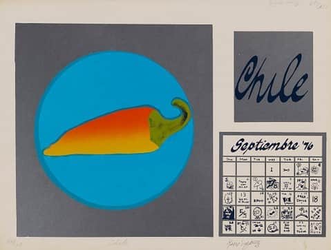 国立アメリカ歴史博物館のインスタグラム：「The Royal Chicano Air Force (RCAF) and La Galería de la Raza (Galería), artist collectives in northern California, created a graphic calendar series titled Calendario de Comida 1976. The calendar celebrated their collective Chicano identity through art and food, featuring important ingredients like chiles. The calendar reflected and highlighted indigenous food knowledge, the colonial impact on local ingredients and traditional foodways, and the reimagining of political and social justice through a shared food culture.   Chiles are also essential to the culture and economy of the Hatch Valley of New Mexico, where generations of growers have produced this prized capsicum. In recent years, as severe droughts have become more frequent and prolonged, farmers are adapting their agricultural practices, drawing upon both tried-and-true techniques and new technologies.   On November 4 at 12:30 p.m., cookbook author and chef Pati Jinich of PBS’s La Frontera and Andrea Alvarez of La Reina Hatch Chile Company will share stories from the Hatch Valley while preparing a recipe together as part of a Cooking Up History program: “Climate, Chile, and Change in Hatch Valley, New Mexico.” This is a free in-person event that will also be live-streamed.   Please follow the link in our bio to register.   #SmithsonianFood #SmithsonianWomensHistory」
