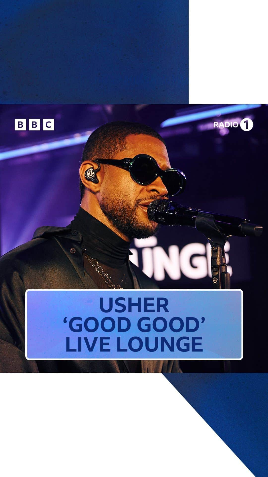 BBC Radioのインスタグラム：「@usher performs ‘good good’ in the #livelounge ✨  watch now on @bbciplayer 💕」