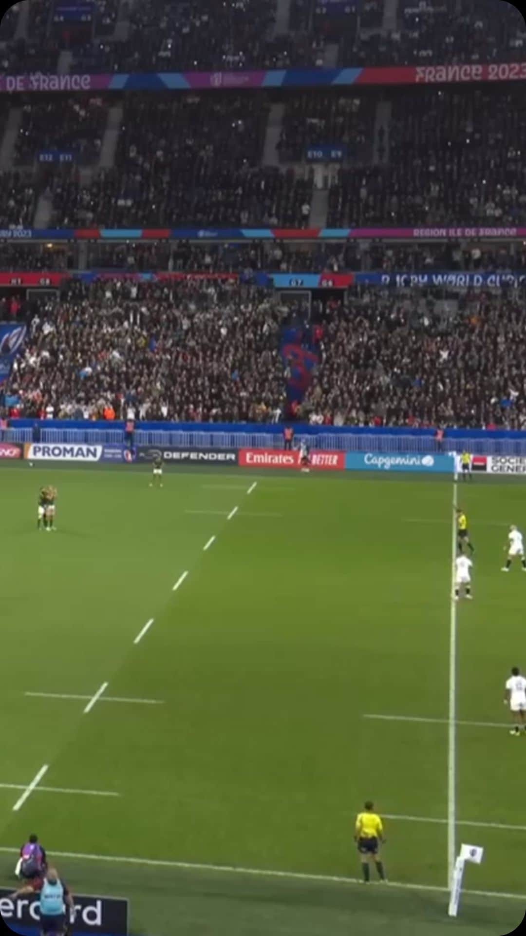 ラグビー南アフリカ代表のインスタグラム：「From 1-10, how tense what that? 😬 #Springboks #StrongerTogether #RWC2023」