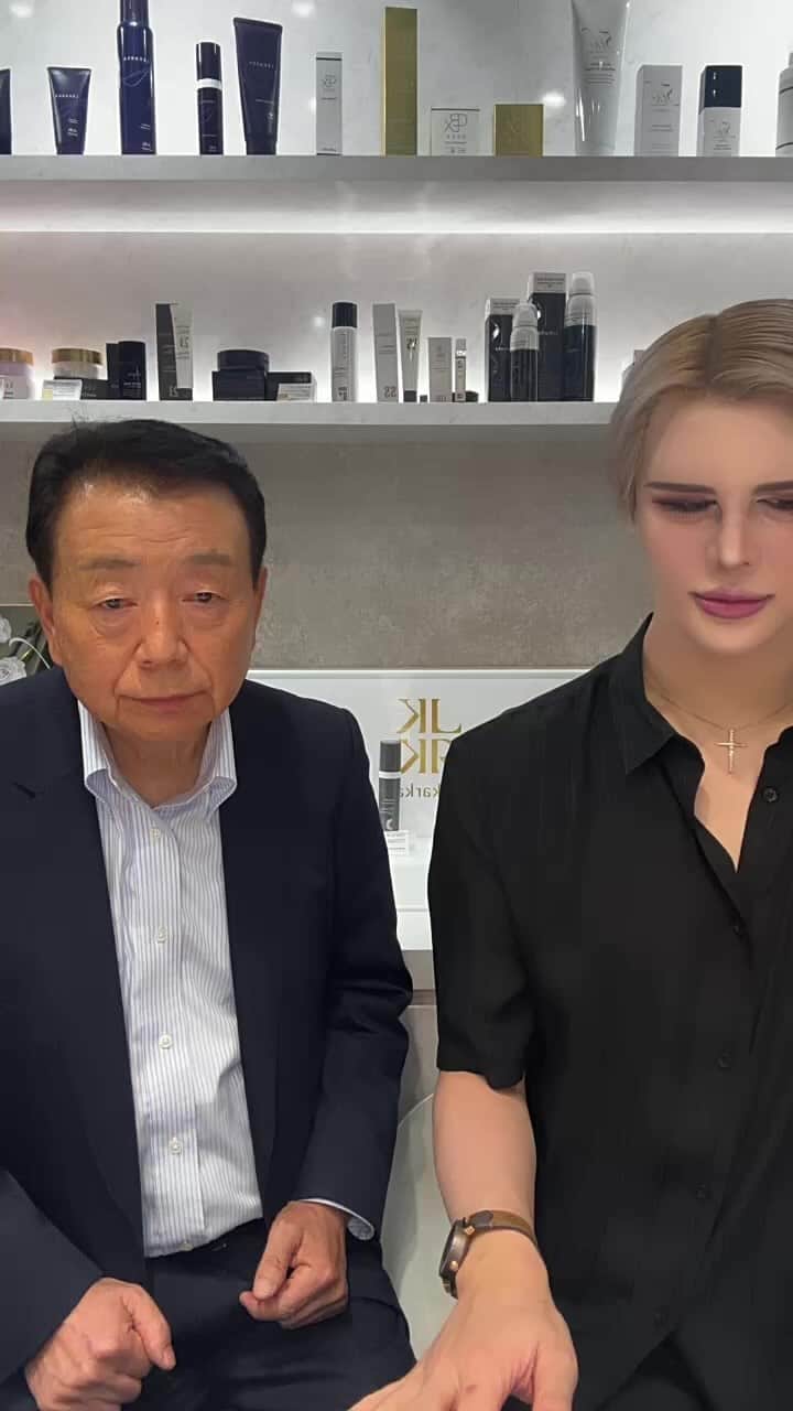 Matt（マット）のインスタグラム：「ベビロゼまつげ美容液説明会🎀濱田教授とインスタライブ💗」