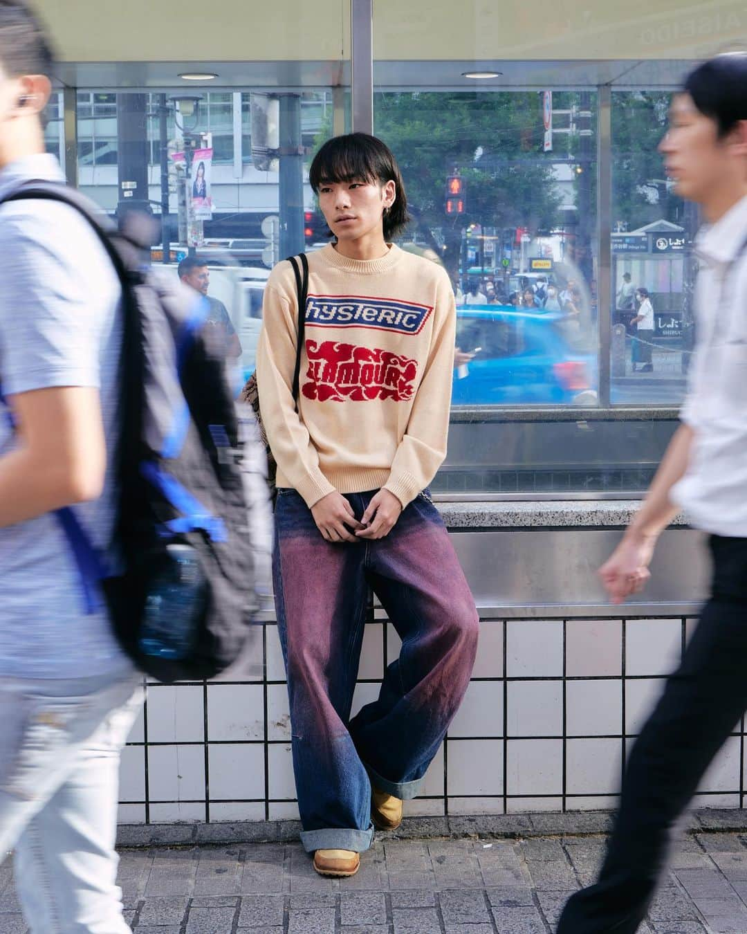 Droptokyoのインスタグラム：「Nasui／モデル  ニット／#hystericglamour (#ヒステリックグラマー)  #droptokyo #streetsnap #fashion #ストリートスナップ #ニット #Knit #pr」