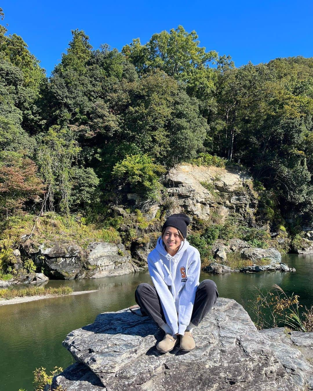 木崎あおいさんのインスタグラム写真 - (木崎あおいInstagram)「_ リフレッシュ秩父⛰️🍃 すーぱー気持ちよかった☺︎  #おつかれーらいす」10月23日 18時53分 - aoi_kizaki