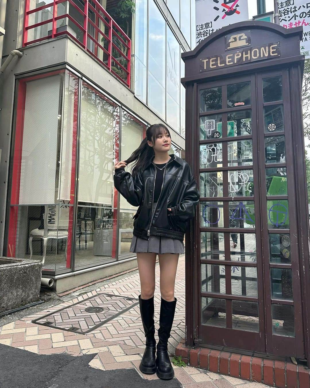 のインスタグラム：「なかなか珍しいポニーテール👱🏻‍♀️⛅️」