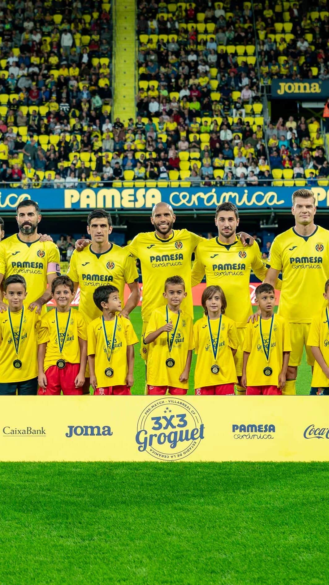 ビジャレアルCFのインスタグラム：「Nueva y exitosa jornada del Torneo 3x3 en el Estadio de la Cerámica 🥳」