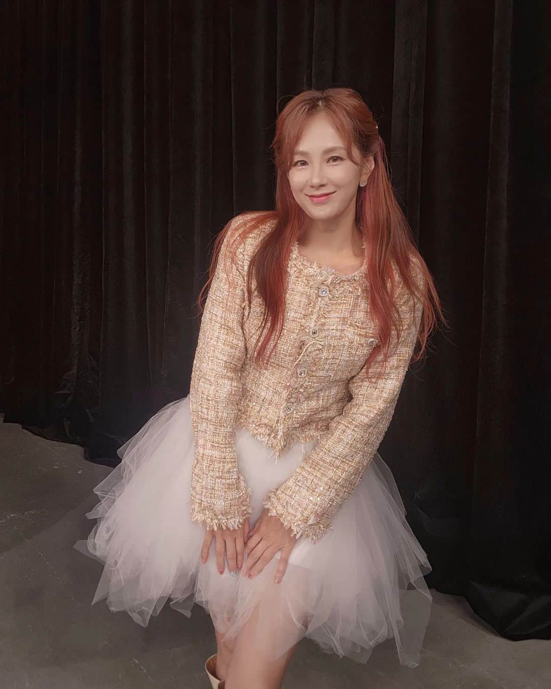 チェヨンのインスタグラム：「#한번더체크타임 #MBN」