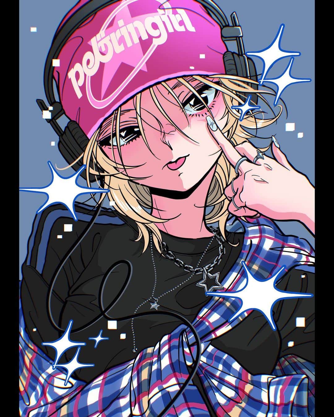 佐藤なつみさんのインスタグラム写真 - (佐藤なつみInstagram)「あかんべ👅  ・－・－・－・－・－・－・－・－・－・  このイラストもデザフェス用にグッズ化されます👀 どんなグッズになるかはお楽しみに！😋✨  💙デザインフェスタvol.58💙 【日時】11/11(土)~11/12(日)両日参加 【場所】東京ビックサイト 西館1F E130~E135  #illustration #illustrator #デザフェス出展 #デザフェス #デザインフェスタ #デザフェス58 #90s  #イラスト #女の子イラスト #ガールズイラスト #古着女子 #古着 #イラストレーター #ストリートファッション #ストリート系女」10月23日 21時01分 - peloringirl