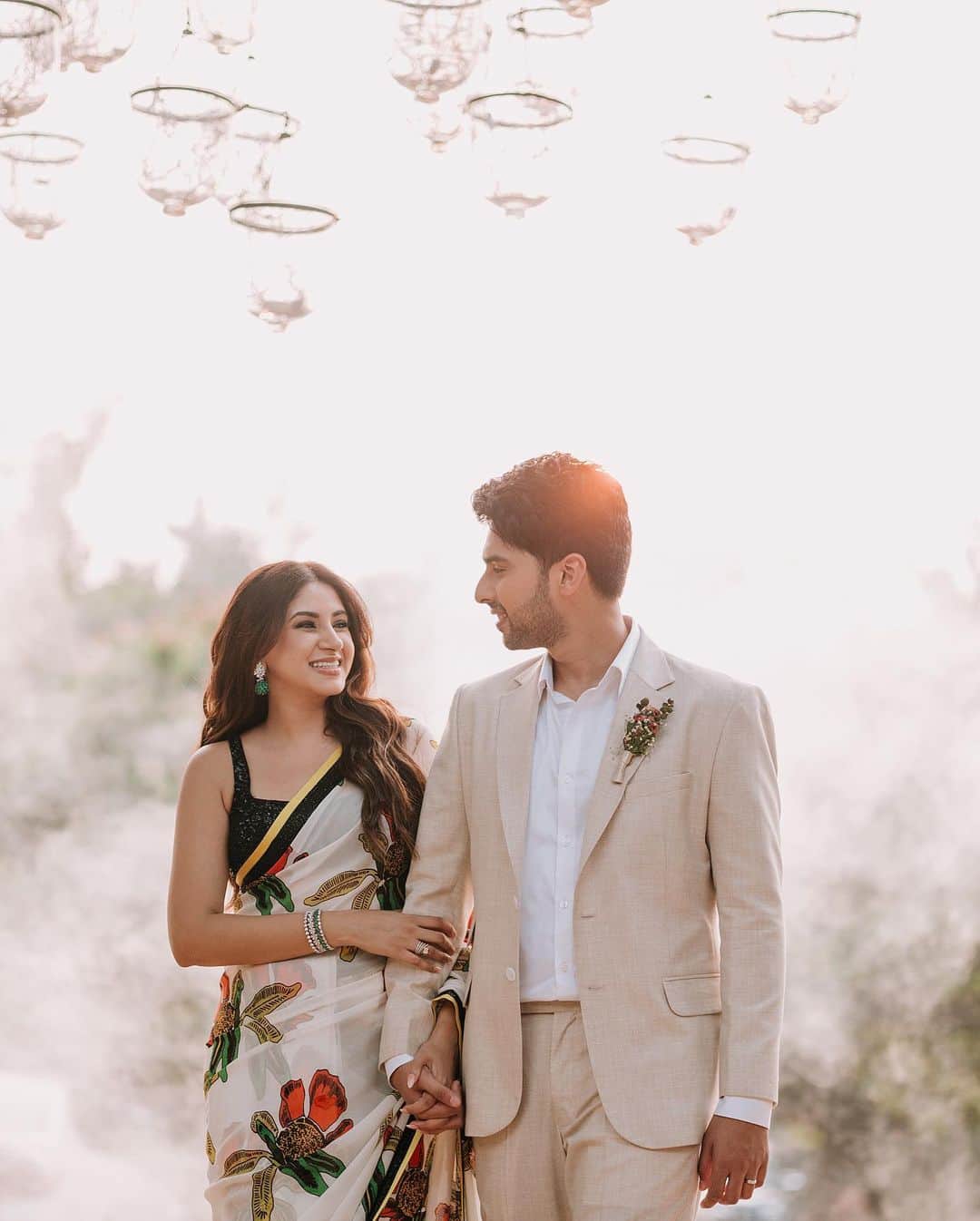 Aashna Shroffのインスタグラム：「officially future Mr & Mrs 💍  venue @gallopsmumbai shot by @ivoryfilms.in」