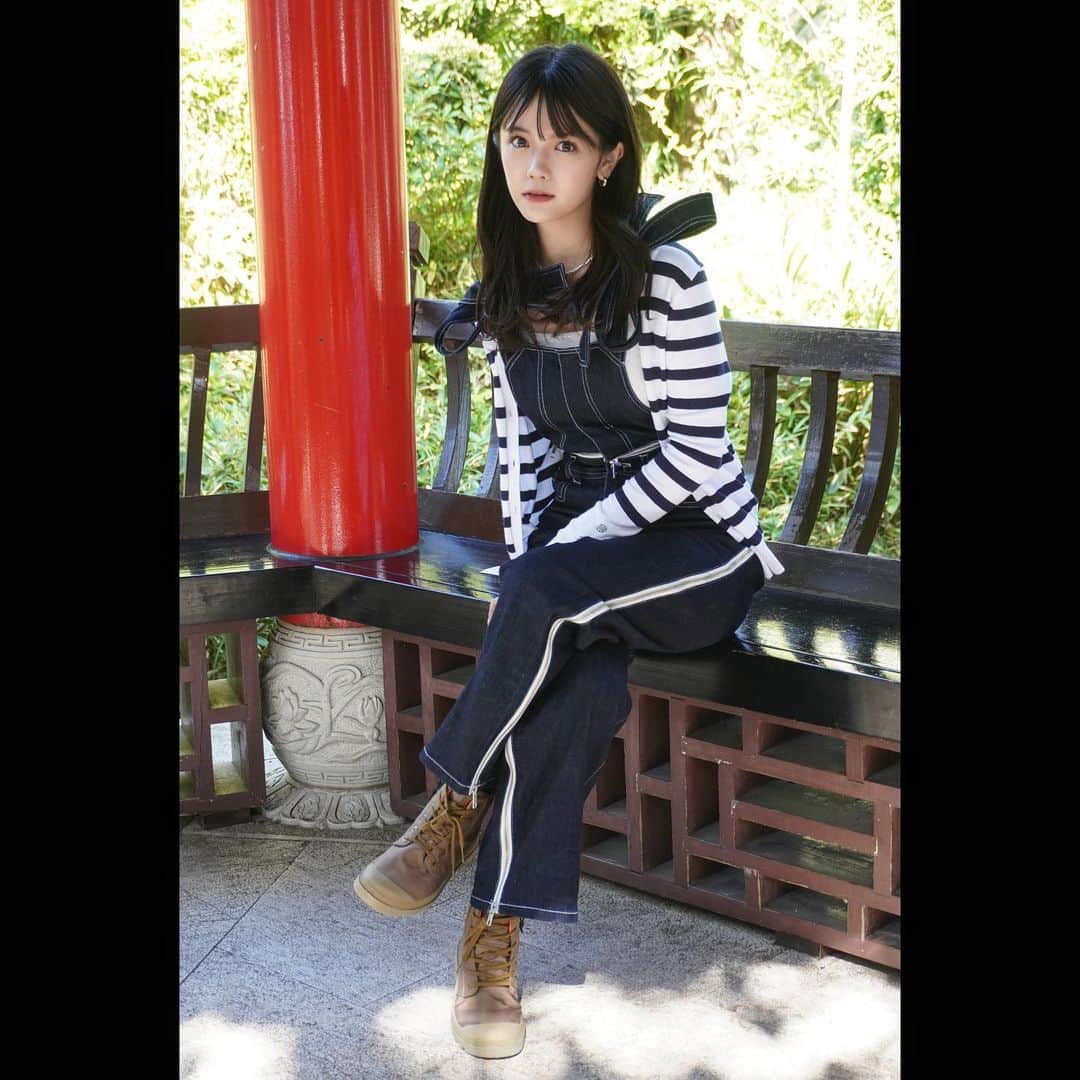 村山優香のインスタグラム：「《PR》 @palladium @palladiumjapan   #パラディウム   #palladium   #palladiumboots」