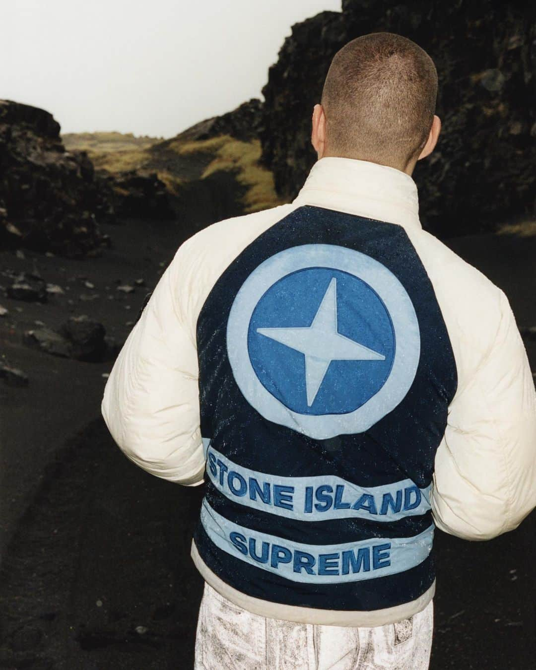 シュプリームさんのインスタグラム写真 - (シュプリームInstagram)「Supreme®/Stone Island®. 10/26/2023   Supreme has worked with Stone Island® on a new collection for Fall 2023. Made exclusively for Supreme, the collection consists of a cowhide leather Bomber Jacket; reversible Down Puffer Jacket; cotton bull denim Trucker Jacket, 5-Pocket Jean, 6-Panel and wool blend Beanie treated with garment dye and reflective resin lamination; wool blend bouclé Cardigan; cotton S/S Top, Hooded Sweatshirt, Sweatpant, and Camp Cap with spiderweb printed graphic; and printed cotton L/S Top.   Available October 26th.   Available in Japan and Seoul October 28th.」10月23日 22時00分 - supremenewyork