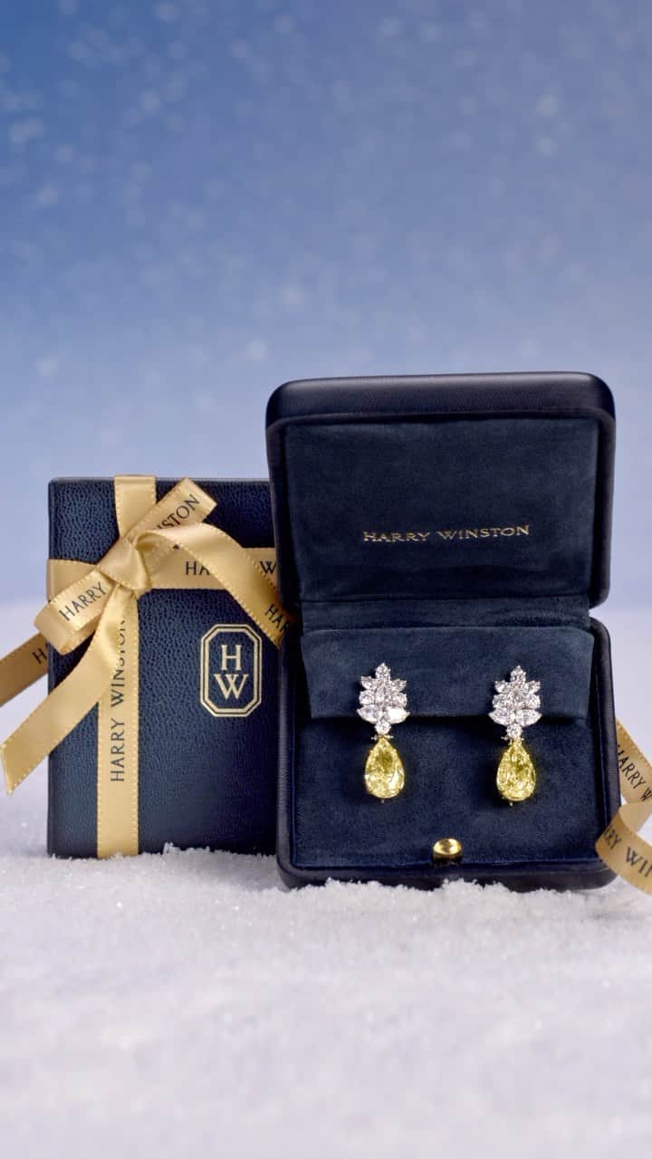 ハリー・ウィンストンのインスタグラム：「The most wonderful time of year is fast approaching. Spread sparkles of joy to your nearest and dearest with festive gifts from the House of Harry Winston. Tap the link in bio to shop brilliant holiday presents. #WinstonWishes #HarryWinston」