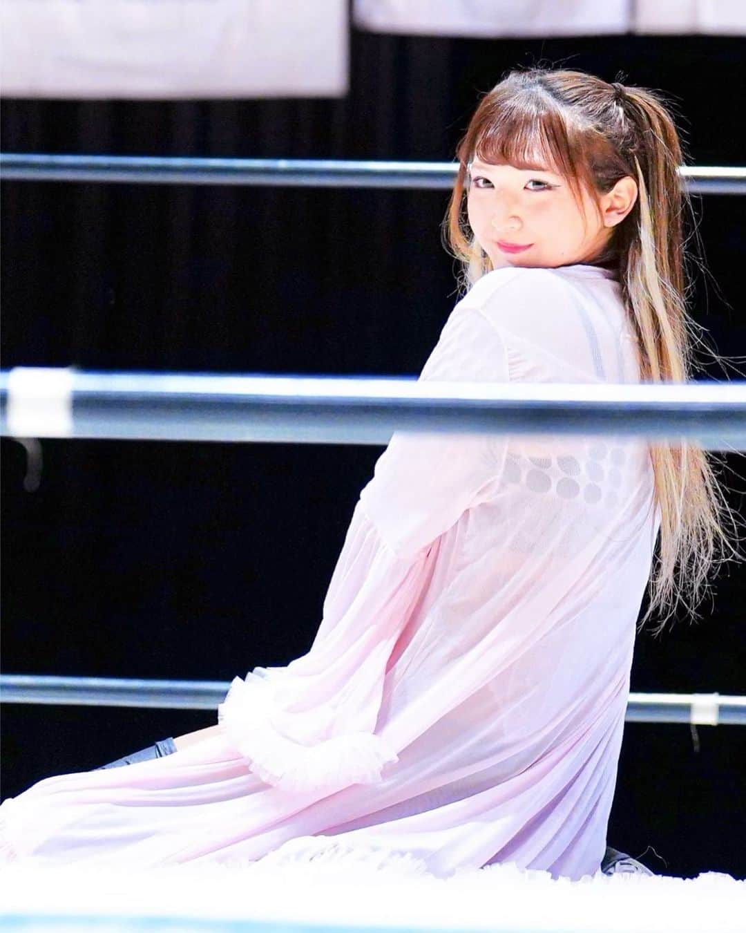 朱崇花のインスタグラム：「#pink#prowrestling #photography #photooftheday #japan#tokyo」