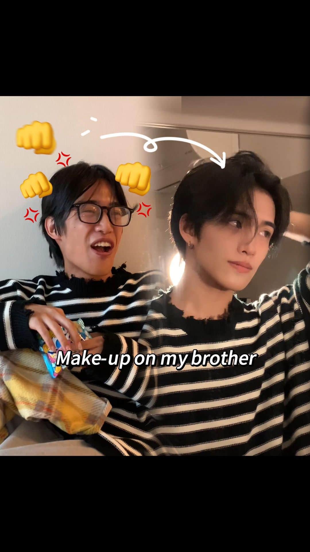 のインスタグラム：「Make-up on @oshima_bro 💄✨  #tiktok #douyin #tiktokjapan #douyinchina #reels #reelsinstagram #帥哥 #viral #china #douyintiktok #douyin #douyinboy #douyinmakeup #douyinchina #ulzzangkorea #ulzzang #ulzzangboy」