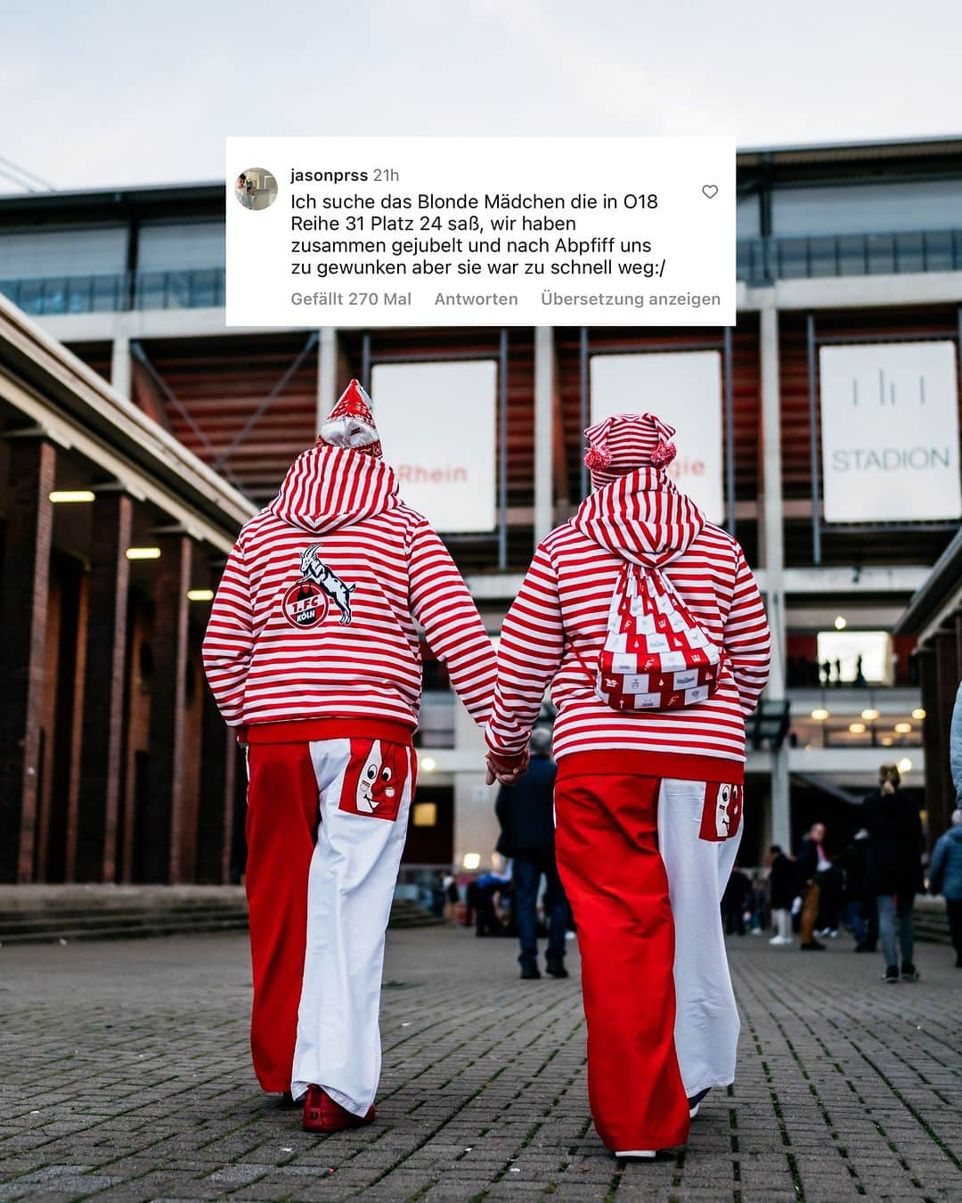 1.FCケルンのインスタグラム：「Damit ihr auch so endet, @jasonprss 🥰  ___ #effzeh」