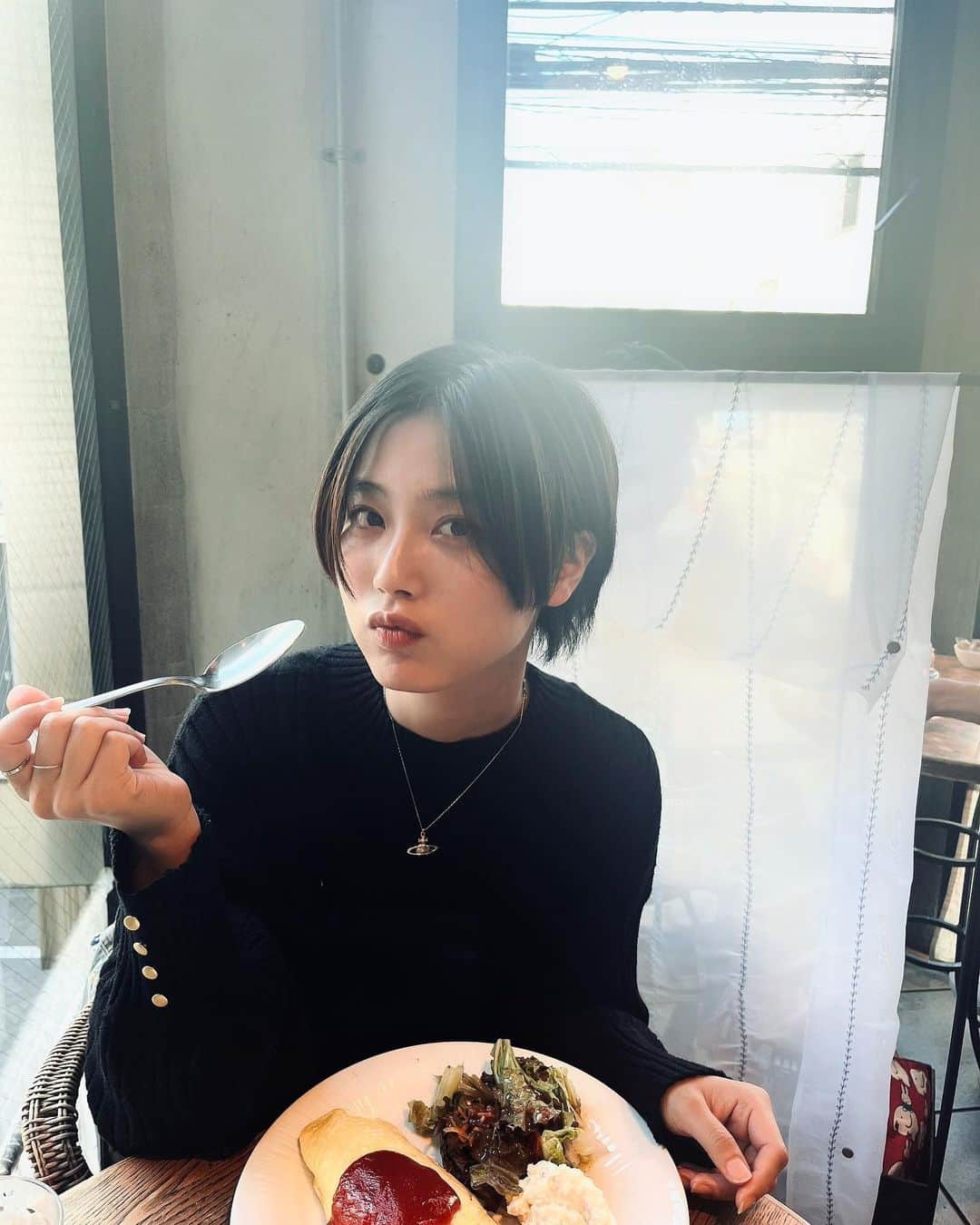守谷菜々江さんのインスタグラム写真 - (守谷菜々江Instagram)「🥚🍅✨✨  オムライスって、夢があるよね」10月23日 23時36分 - naaaa_morita2