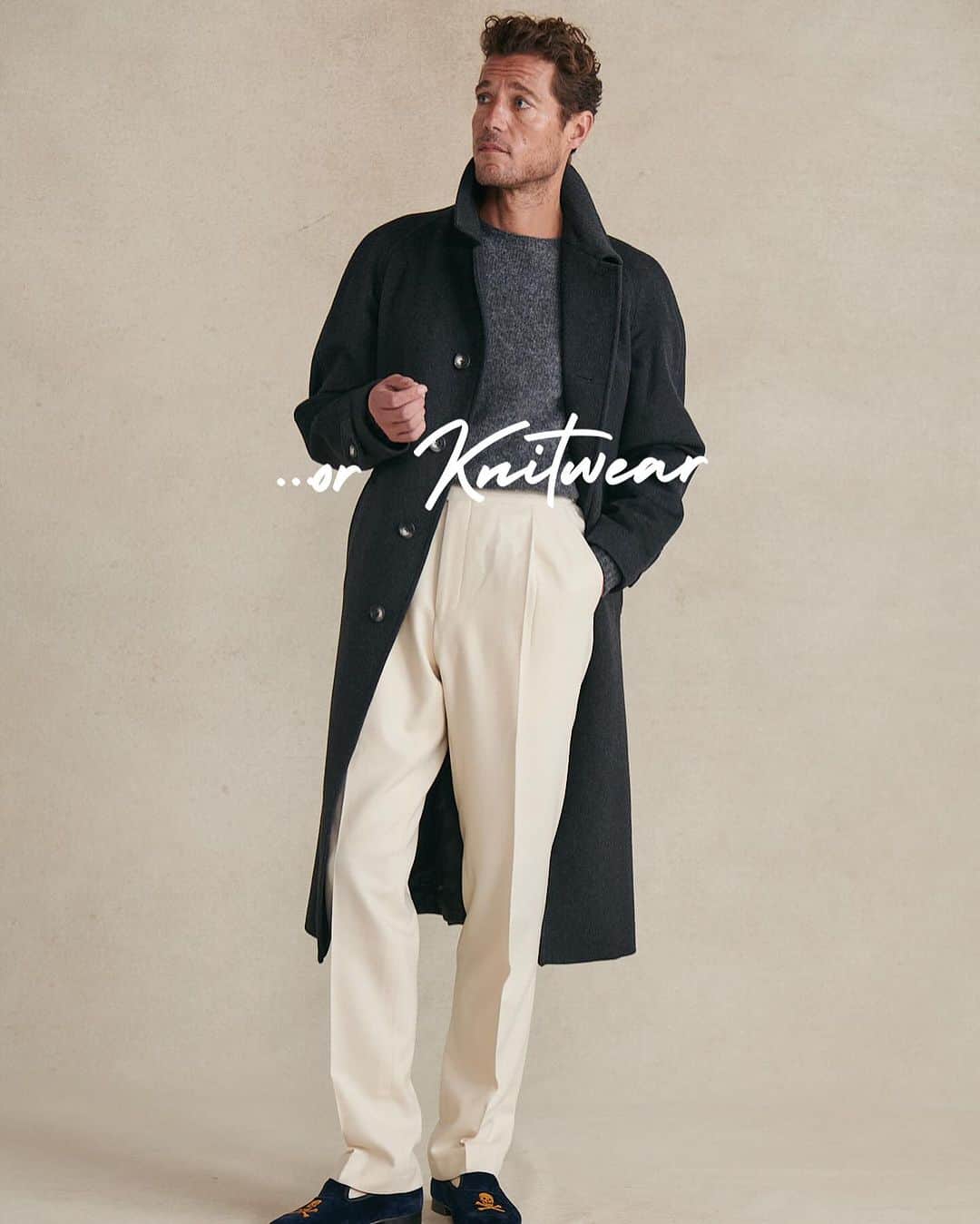 ニュー&リングウッドさんのインスタグラム写真 - (ニュー&リングウッドInstagram)「With an elegant look and enduring construction to weather the elements, our Cashmere Wrap Coat is a striking outerwear piece made from rich Italian cashmere. The coat is designed for a relaxed fit, with room for comfortable layering over suiting and chunky knitwear. It features adjustable raglan sleeves and a belt to give the silhouette an extra cinch. Our Cashmere Wrap Coat is an investment in quality that will only get better through years of wear.」10月23日 23時52分 - newandlingwood